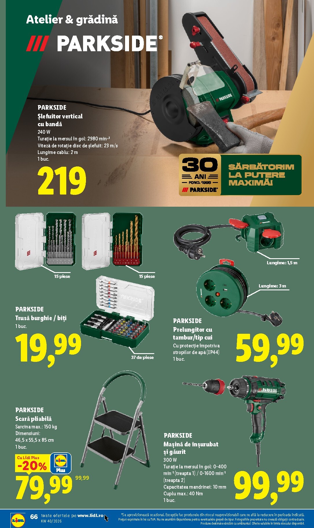 lidl - Lidl pliante pentru săptămâna viitoare de la luni 28.09.2026 până la duminică 04.10.2026 - page: 66
