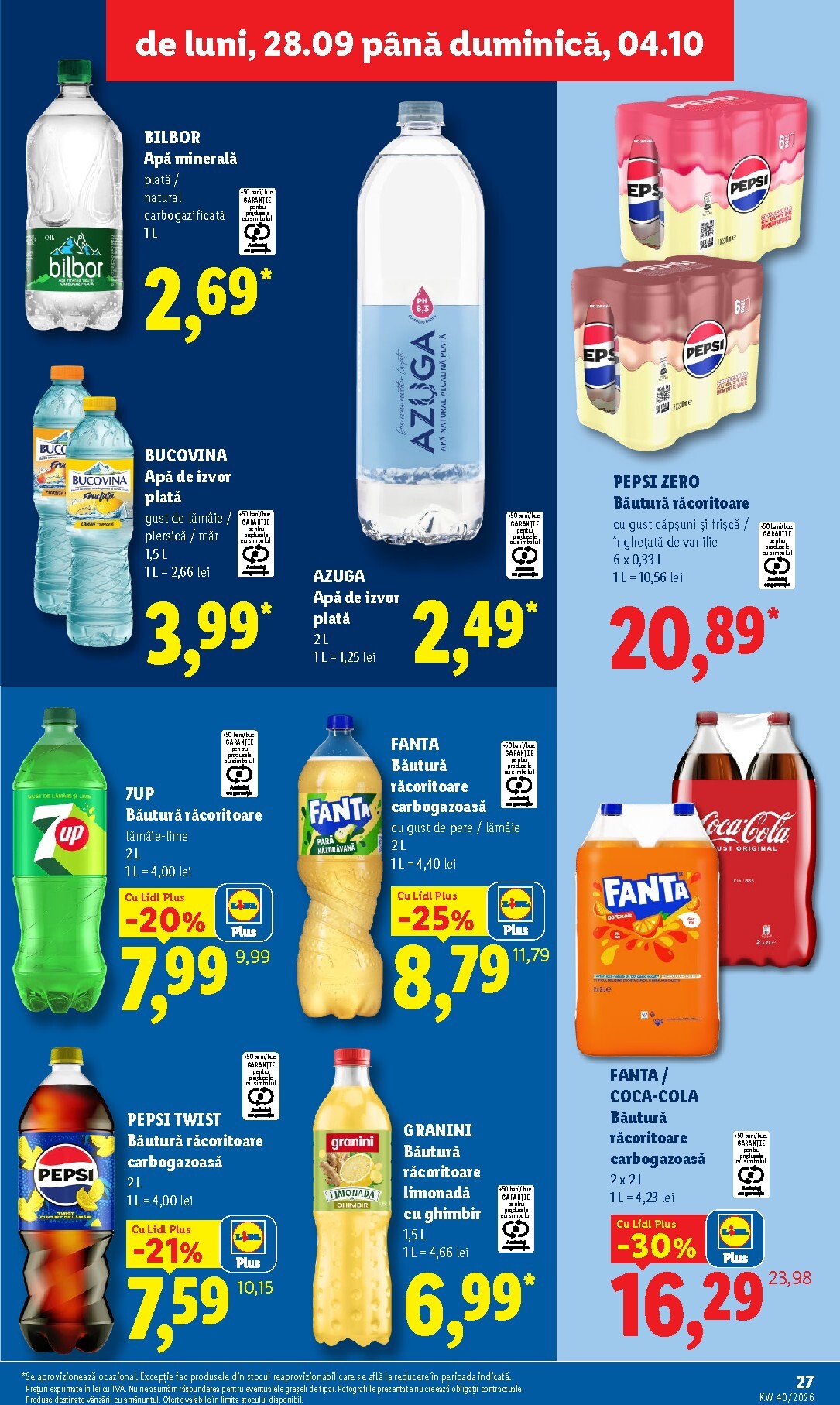 lidl - Lidl pliante pentru săptămâna viitoare de la luni 28.09.2026 până la duminică 04.10.2026 - page: 27