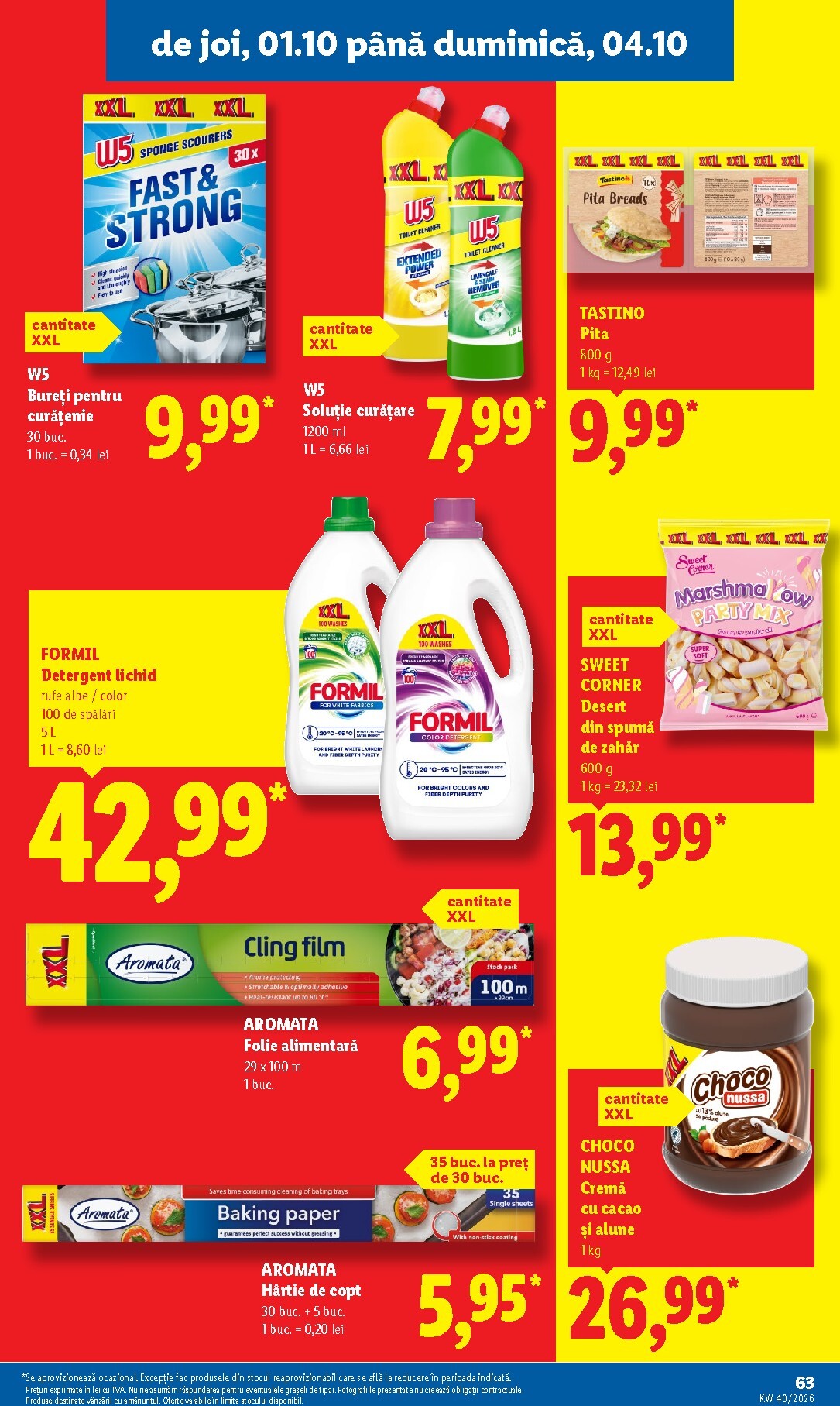 lidl - Lidl pliante pentru săptămâna viitoare de la luni 28.09.2026 până la duminică 04.10.2026 - page: 63