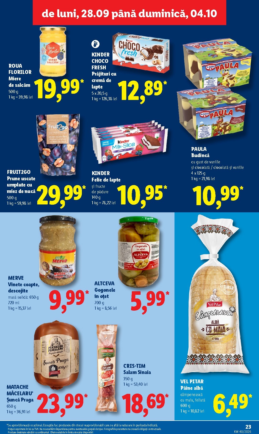 lidl - Lidl pliante pentru săptămâna viitoare de la luni 28.09.2026 până la duminică 04.10.2026 - page: 23