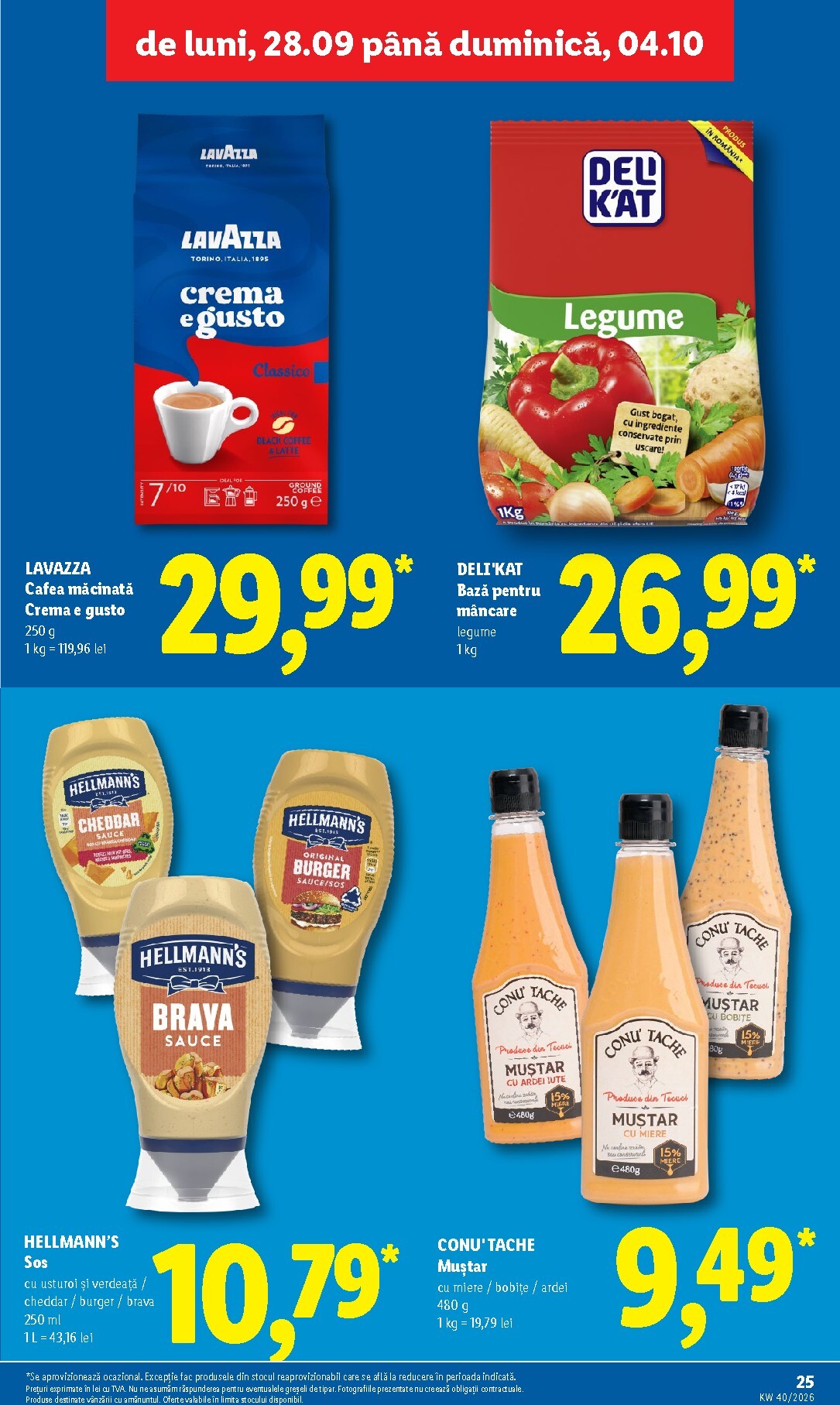 lidl - Lidl pliante pentru săptămâna viitoare de la luni 28.09.2026 până la duminică 04.10.2026 - page: 25