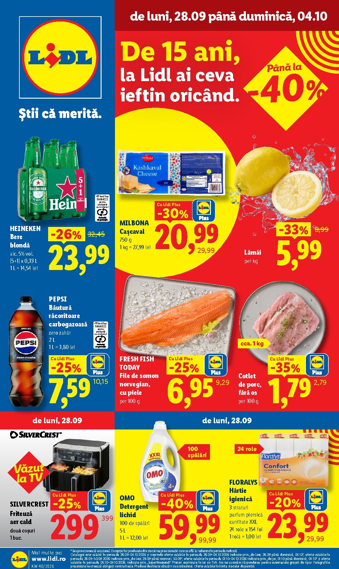 lidl - Lidl pliante pentru săptămâna viitoare de la luni 28.09.2026 până la duminică 04.10.2026