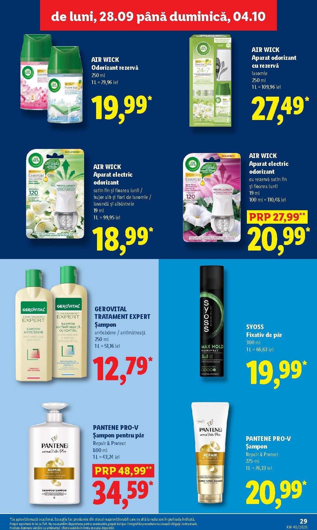 lidl - Lidl pliante pentru săptămâna viitoare de la luni 28.09.2026 până la duminică 04.10.2026 - page: 29