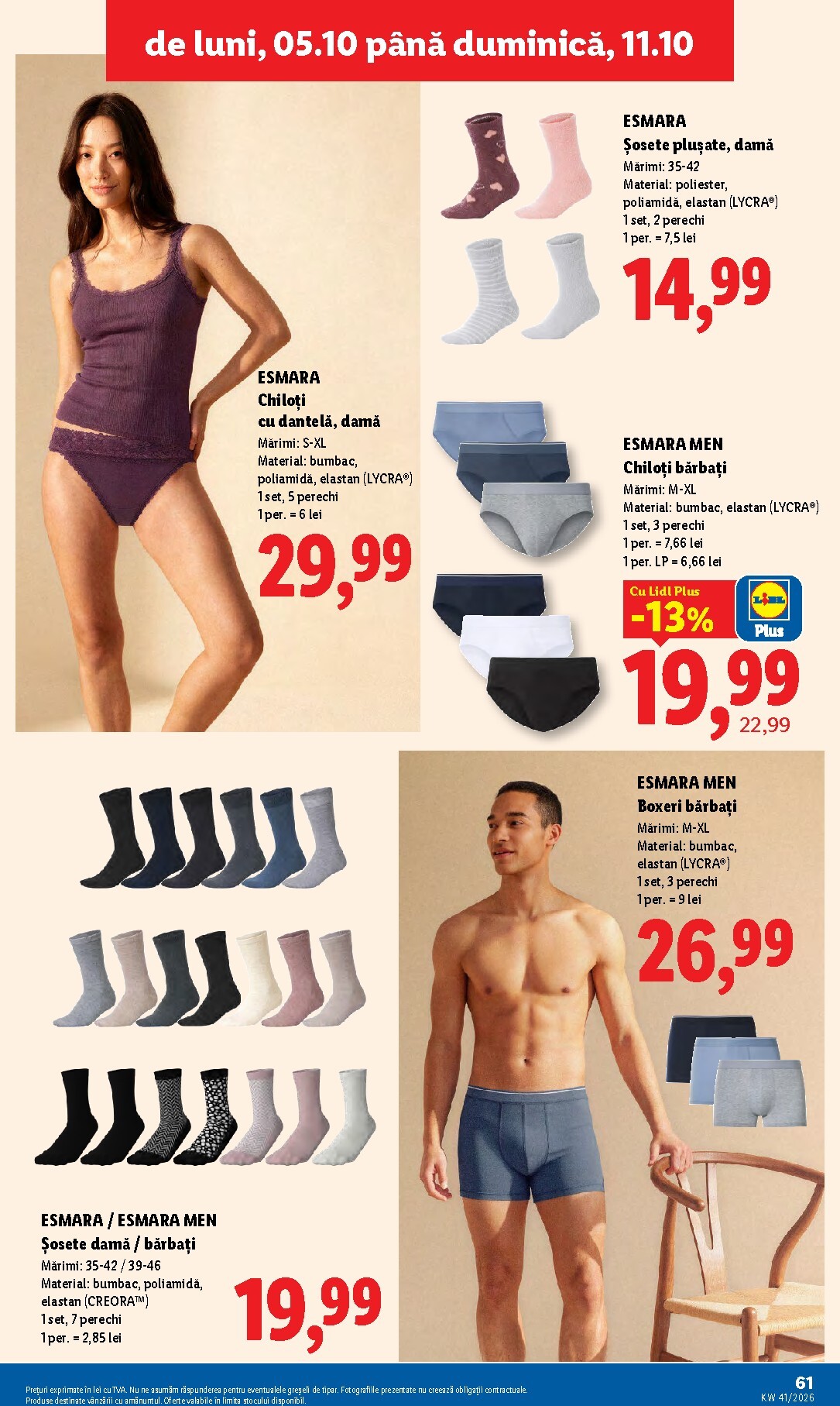 lidl - Lidl pliante pentru săptămâna viitoare de la luni 05.10.2026 până la duminică 11.10.2026 - page: 61