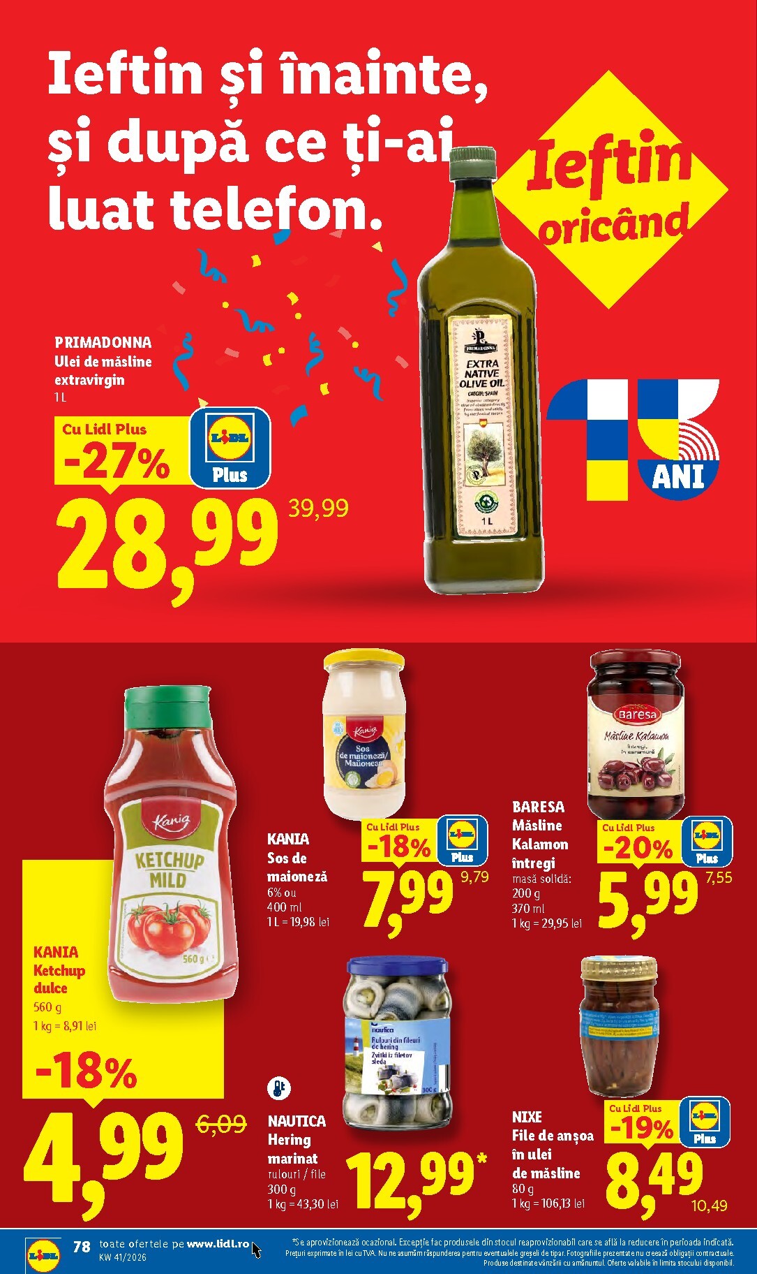 lidl - Lidl pliante pentru săptămâna viitoare de la luni 05.10.2026 până la duminică 11.10.2026 - page: 78