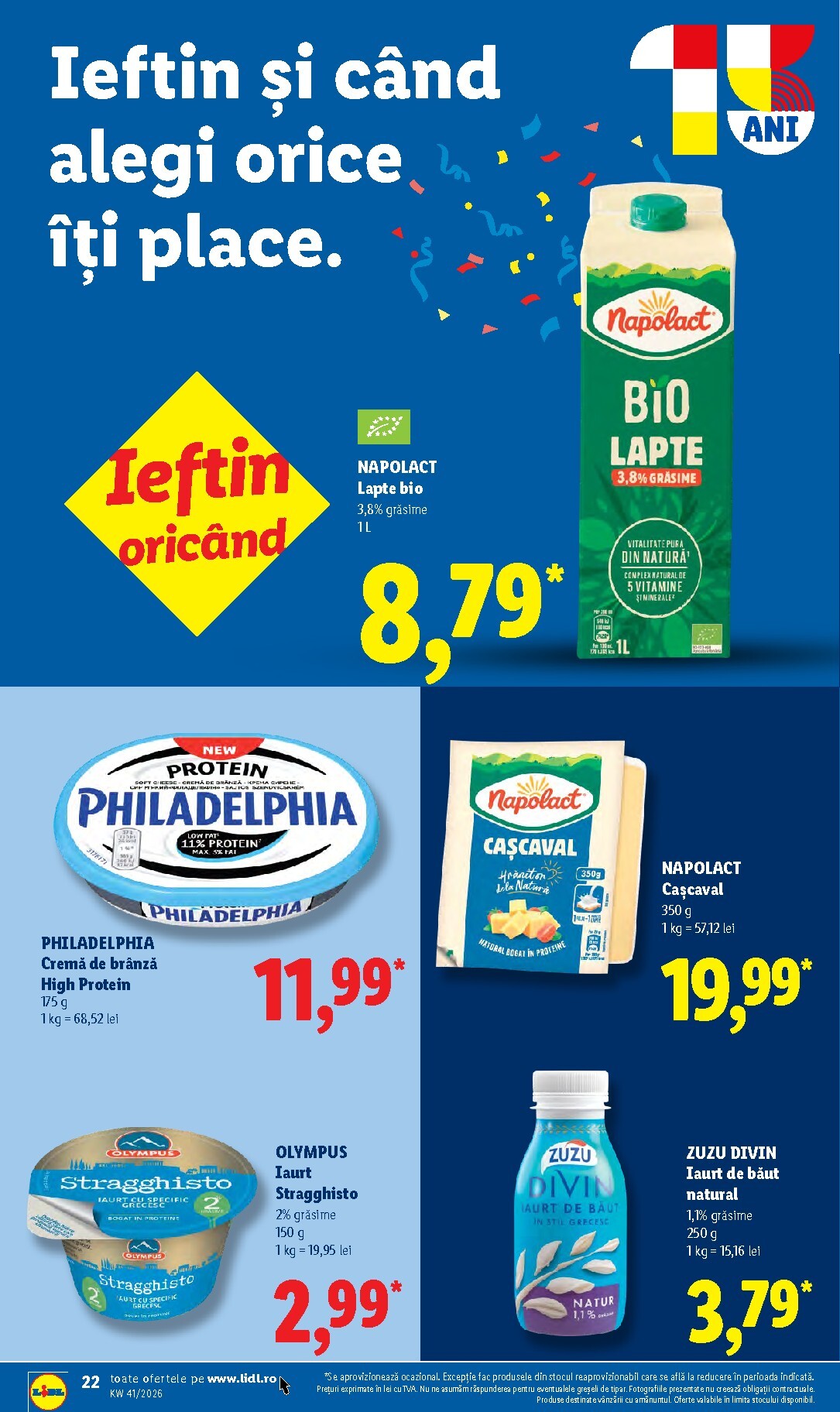 lidl - Lidl pliante pentru săptămâna viitoare de la luni 05.10.2026 până la duminică 11.10.2026 - page: 22