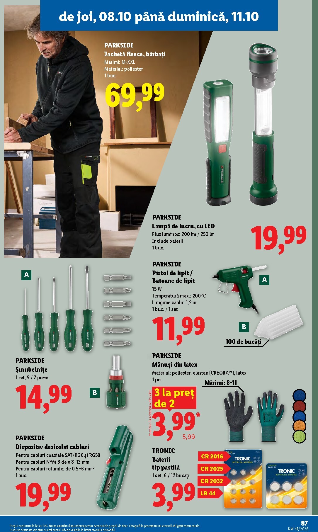 lidl - Lidl pliante pentru săptămâna viitoare de la luni 05.10.2026 până la duminică 11.10.2026 - page: 87