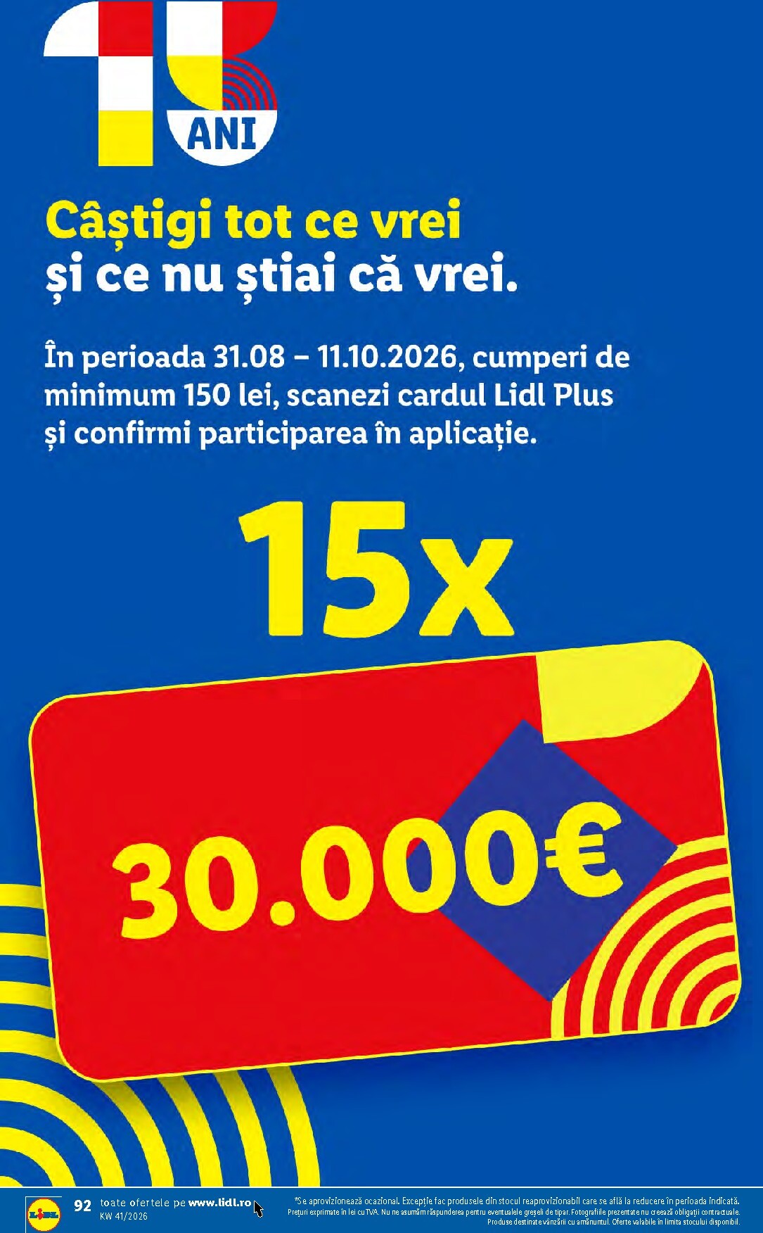 lidl - Lidl pliante pentru săptămâna viitoare de la luni 05.10.2026 până la duminică 11.10.2026 - page: 92