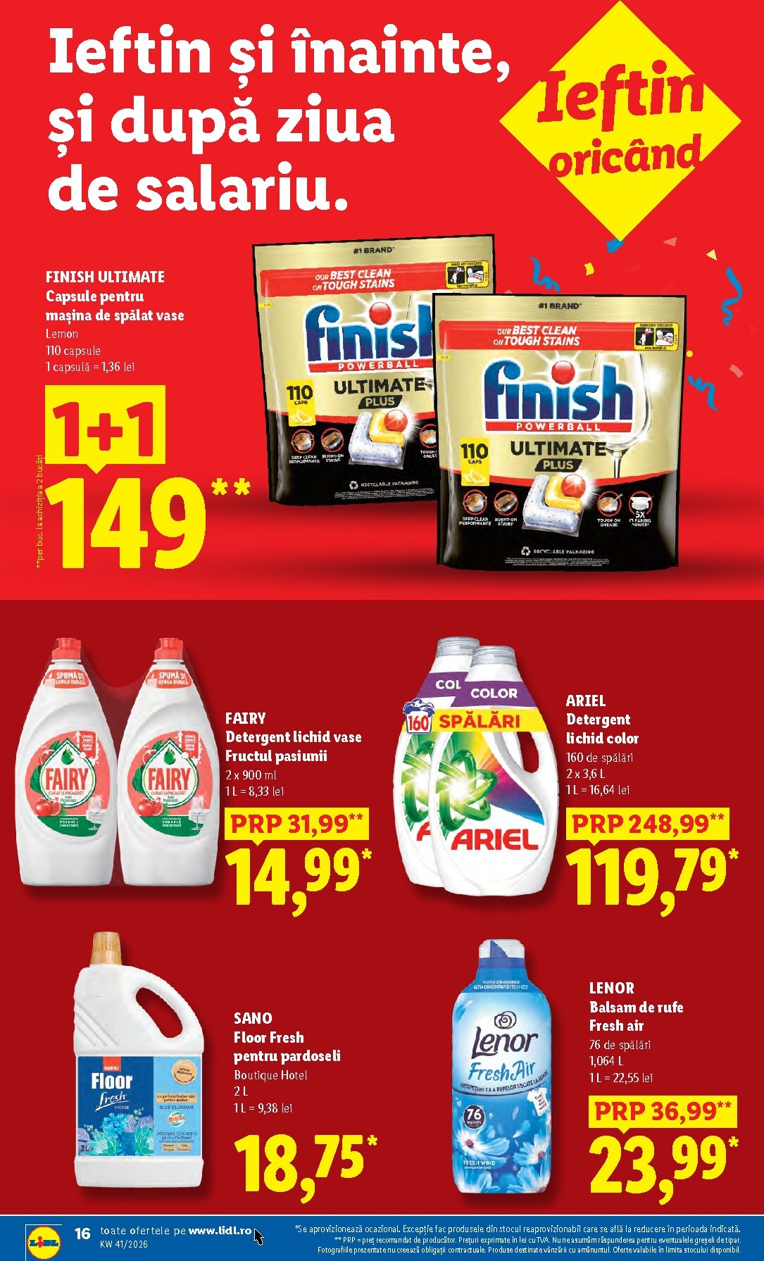 lidl - Lidl pliante pentru săptămâna viitoare de la luni 05.10.2026 până la duminică 11.10.2026 - page: 16