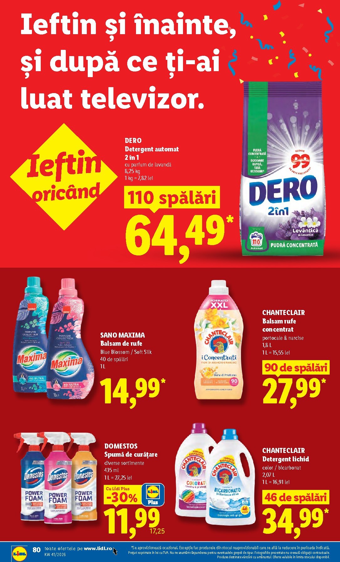 lidl - Lidl pliante pentru săptămâna viitoare de la luni 05.10.2026 până la duminică 11.10.2026 - page: 80