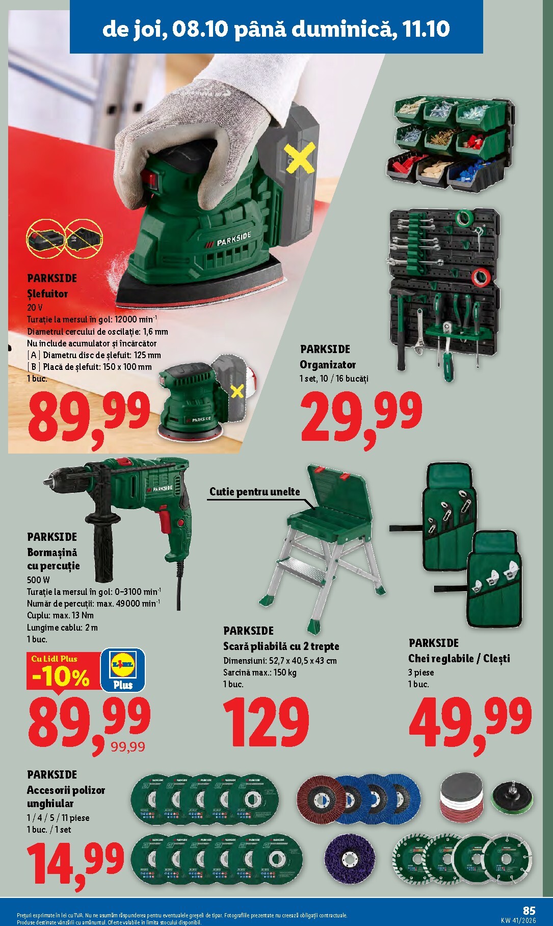lidl - Lidl pliante pentru săptămâna viitoare de la luni 05.10.2026 până la duminică 11.10.2026 - page: 85