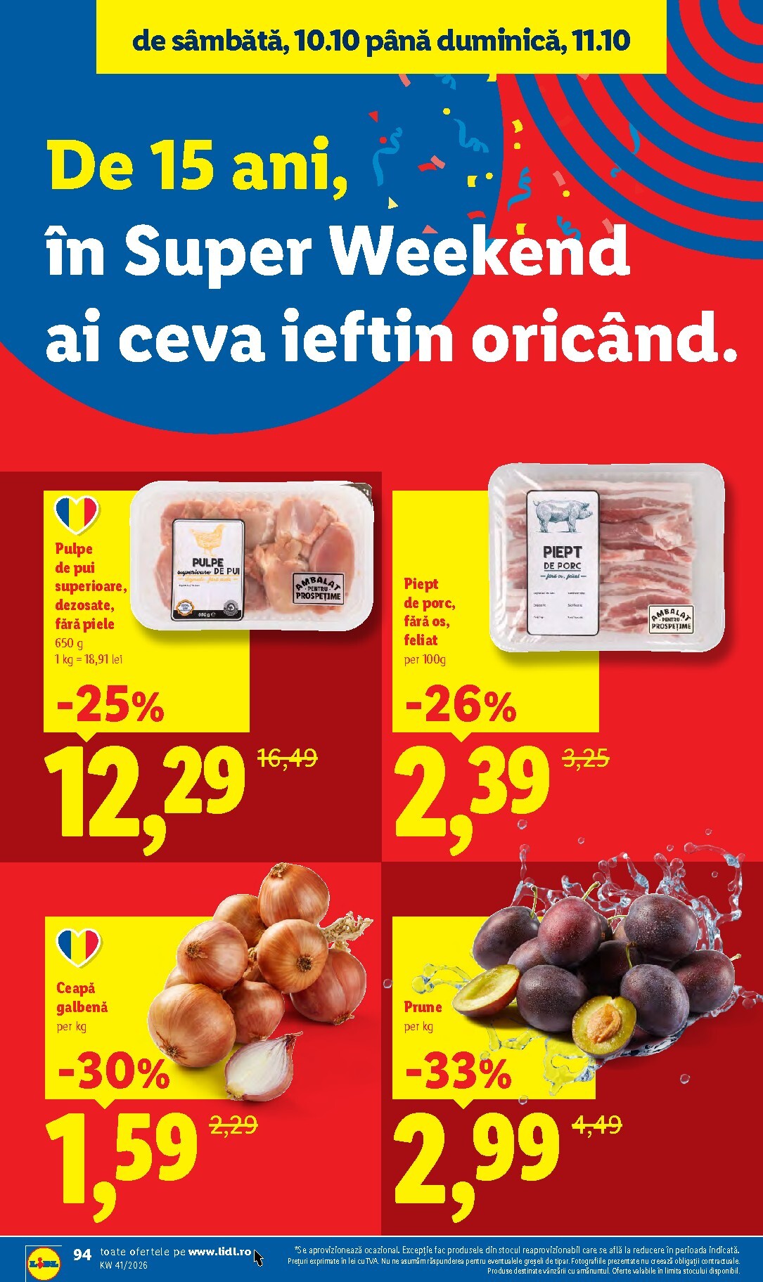 lidl - Lidl pliante pentru săptămâna viitoare de la luni 05.10.2026 până la duminică 11.10.2026 - page: 94