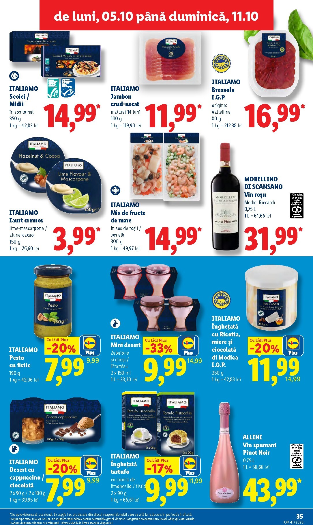 lidl - Lidl pliante pentru săptămâna viitoare de la luni 05.10.2026 până la duminică 11.10.2026 - page: 35
