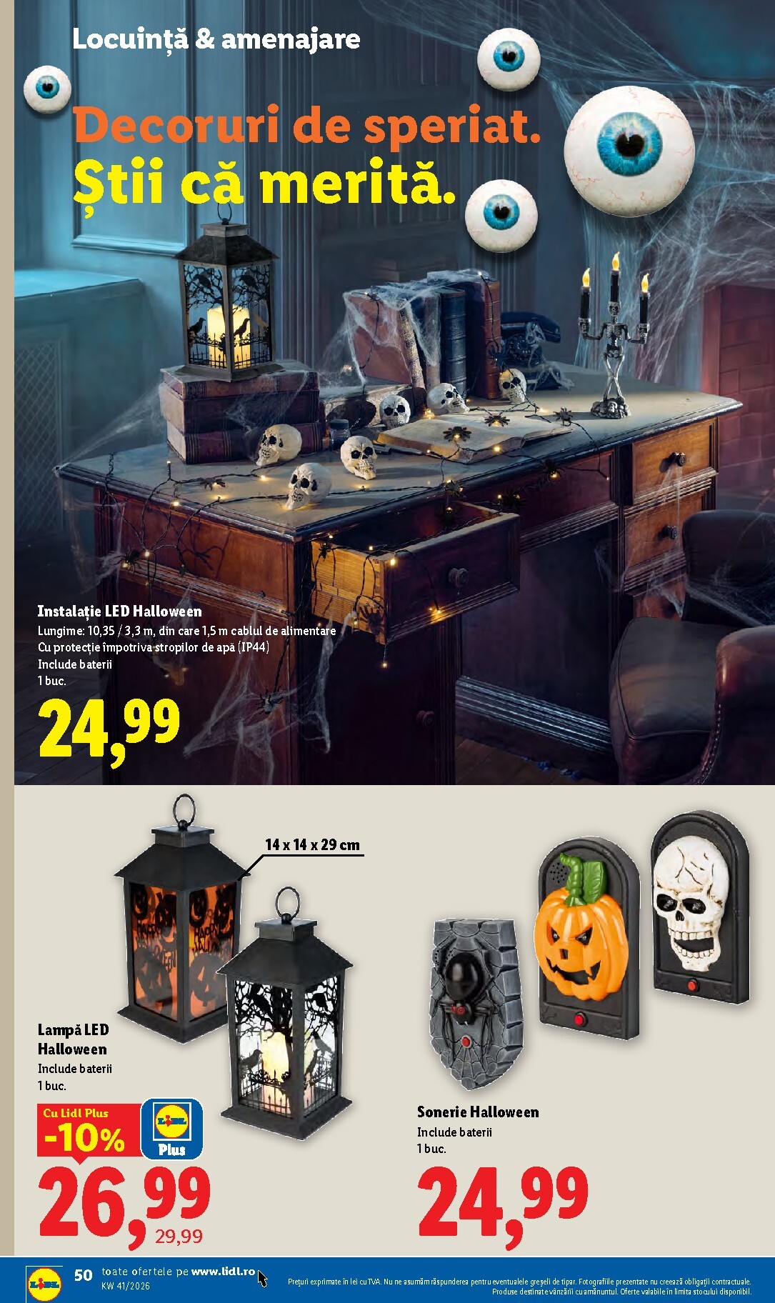 lidl - Lidl pliante pentru săptămâna viitoare de la luni 05.10.2026 până la duminică 11.10.2026 - page: 50