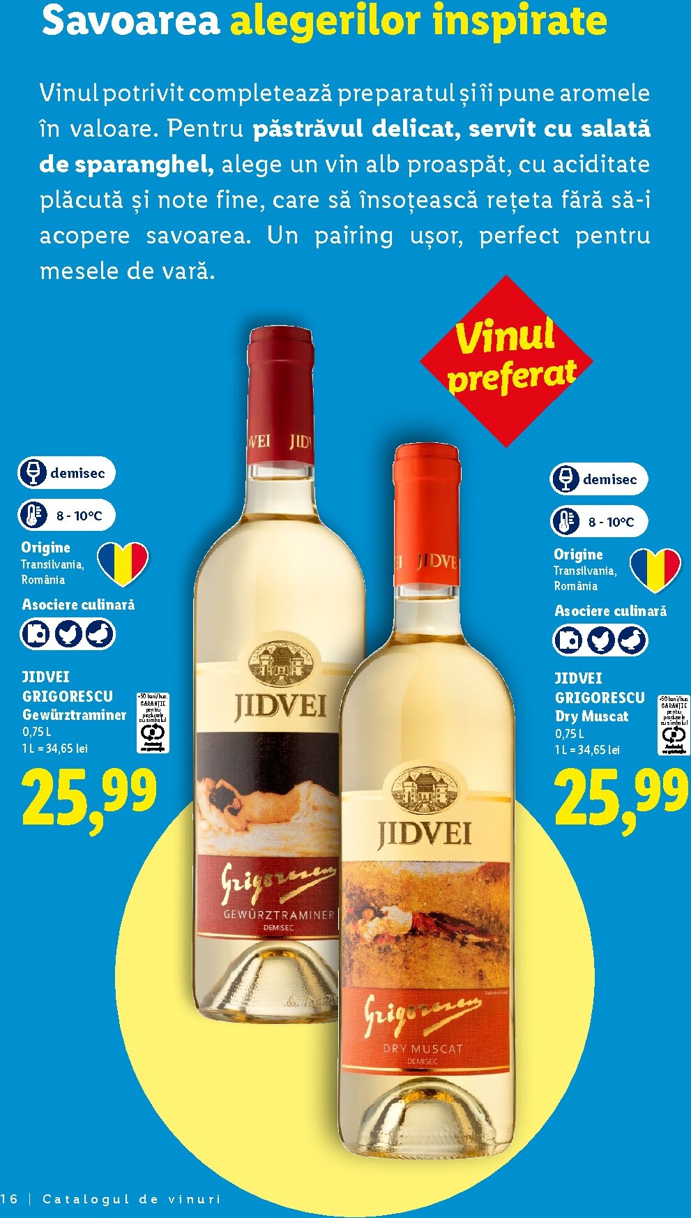 lidl - Brosura Lidl - De vinuri valabilă de la luni 28.09.2026 până la sâmbătă 31.10.2026 - page: 16