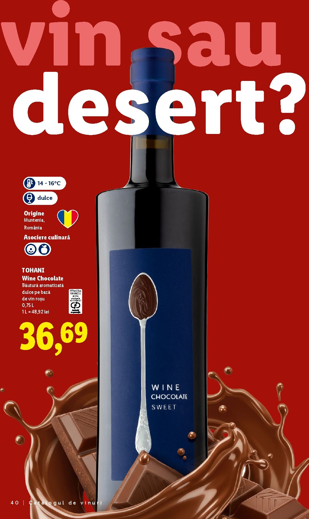 lidl - Brosura Lidl - De vinuri valabilă de la luni 28.09.2026 până la sâmbătă 31.10.2026 - page: 40