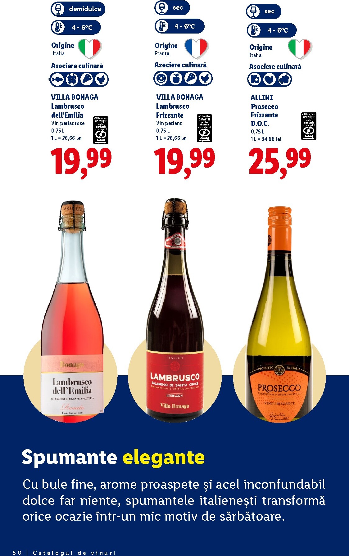 lidl - Brosura Lidl - De vinuri valabilă de la luni 28.09.2026 până la sâmbătă 31.10.2026 - page: 50