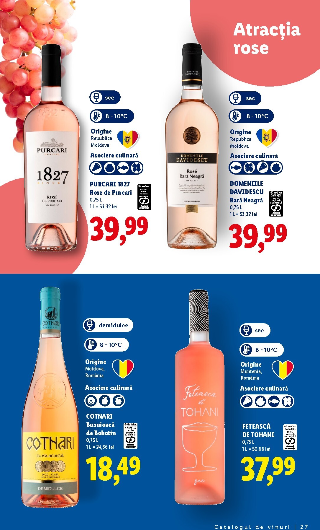 lidl - Brosura Lidl - De vinuri valabilă de la luni 28.09.2026 până la sâmbătă 31.10.2026 - page: 27