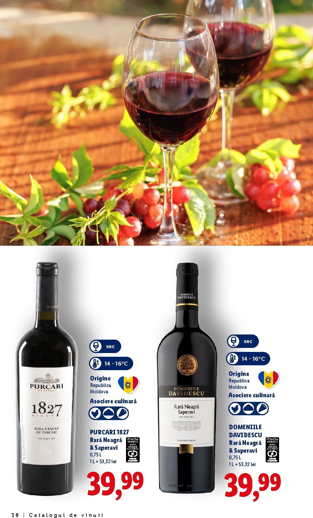 lidl - Brosura Lidl - De vinuri valabilă de la luni 28.09.2026 până la sâmbătă 31.10.2026 - page: 38