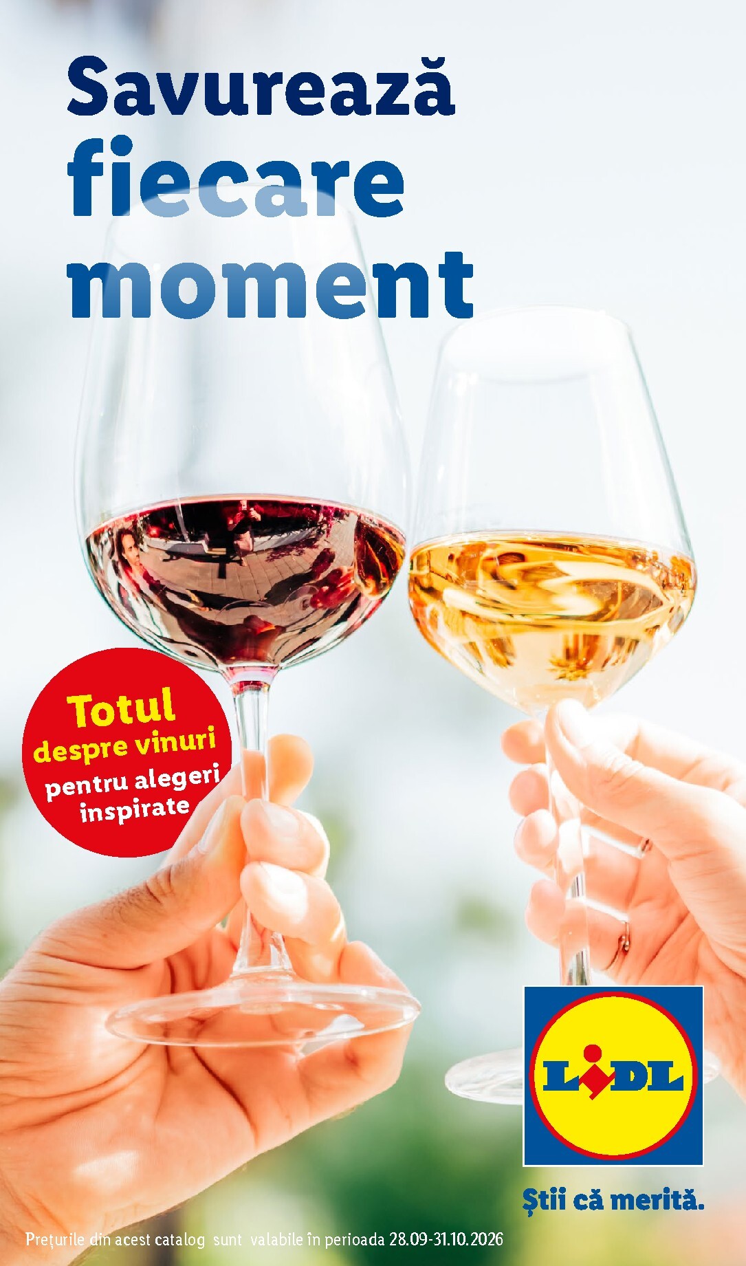 lidl - Brosura Lidl - De vinuri valabilă de la luni 28.09.2026 până la sâmbătă 31.10.2026 - page: 1