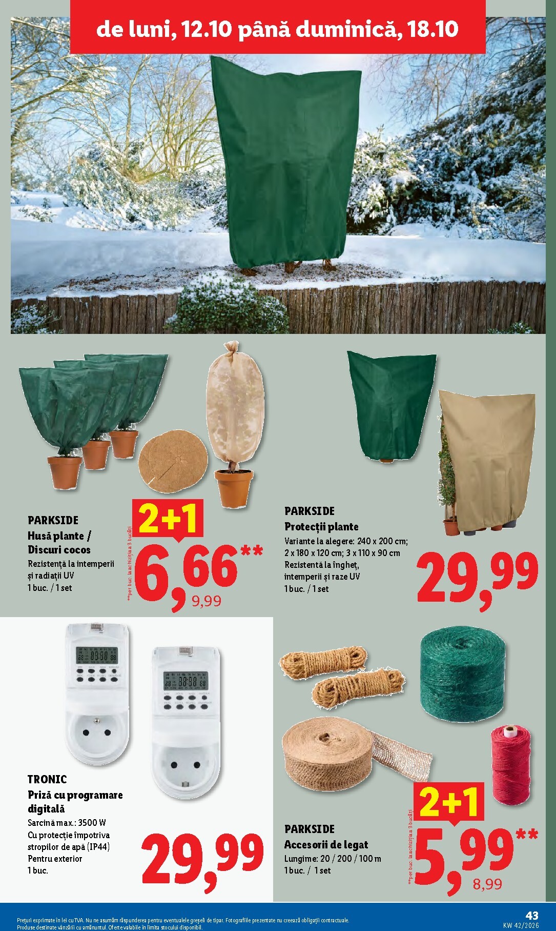 lidl - Lidl pliante pentru săptămâna viitoare de la luni 12.10.2026 până la duminică 18.10.2026 - page: 43