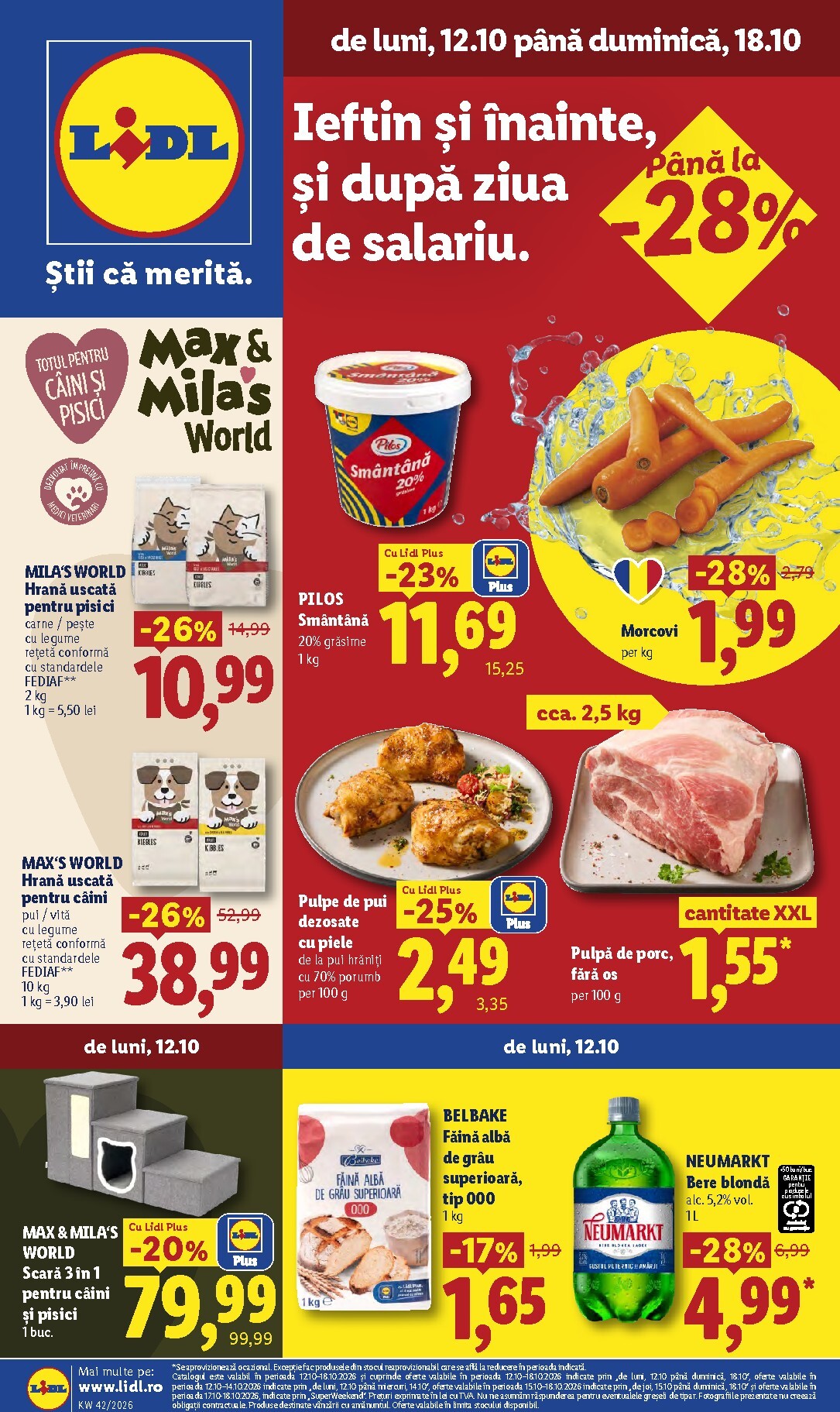 lidl - Lidl pliante pentru săptămâna viitoare de la luni 12.10.2026 până la duminică 18.10.2026 - page: 1