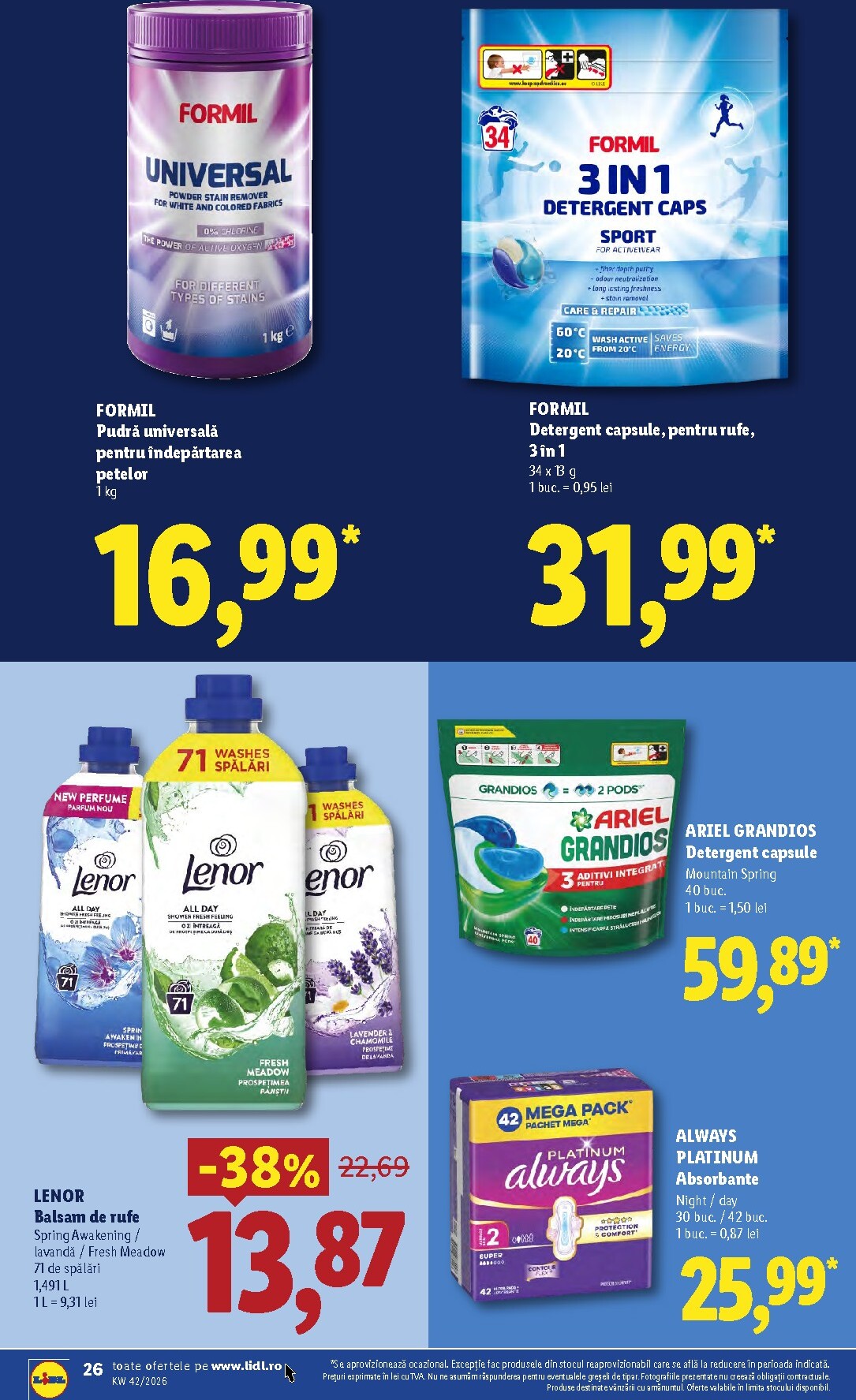 lidl - Lidl pliante pentru săptămâna viitoare de la luni 12.10.2026 până la duminică 18.10.2026 - page: 26