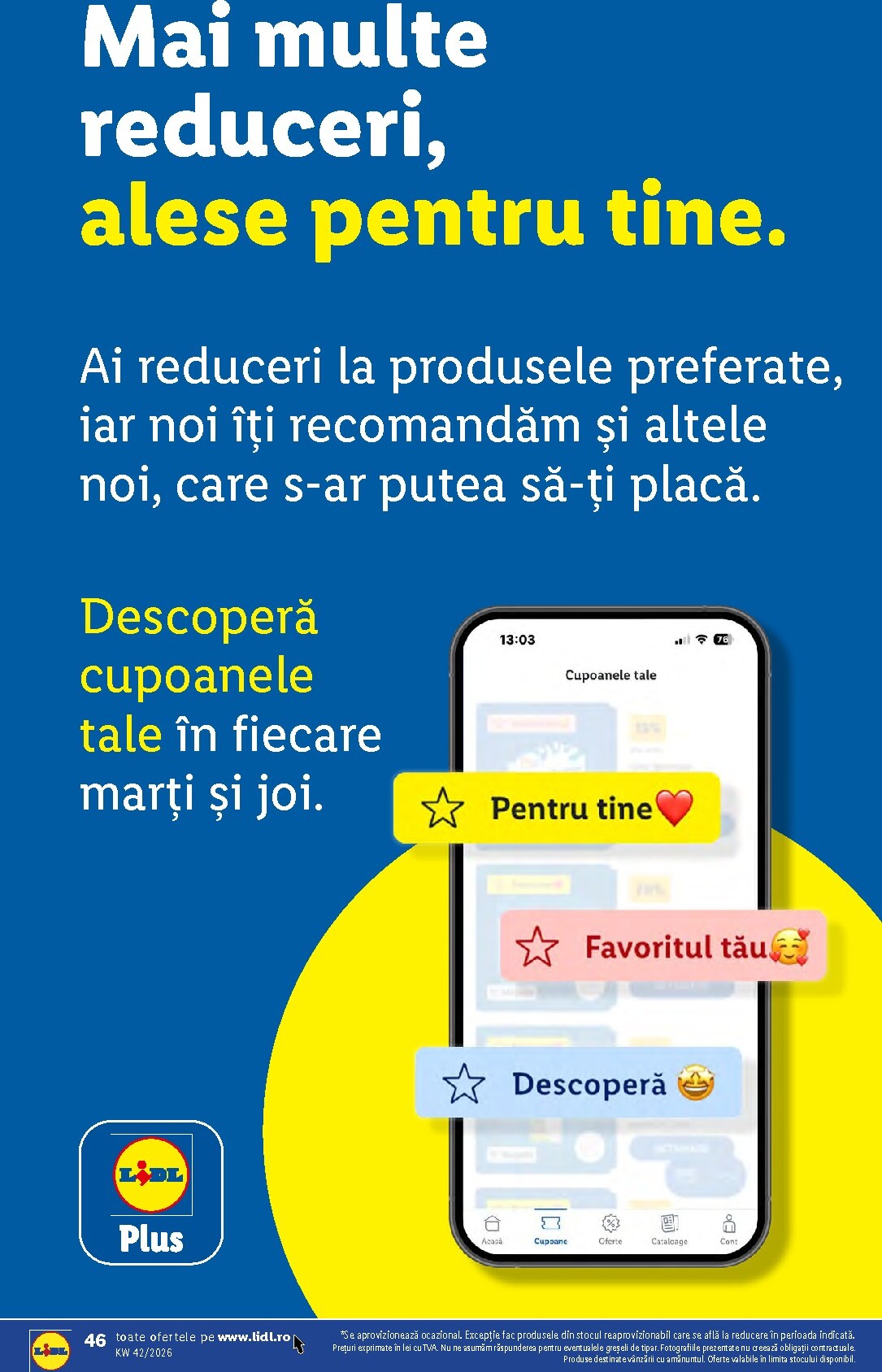 lidl - Lidl pliante pentru săptămâna viitoare de la luni 12.10.2026 până la duminică 18.10.2026 - page: 46