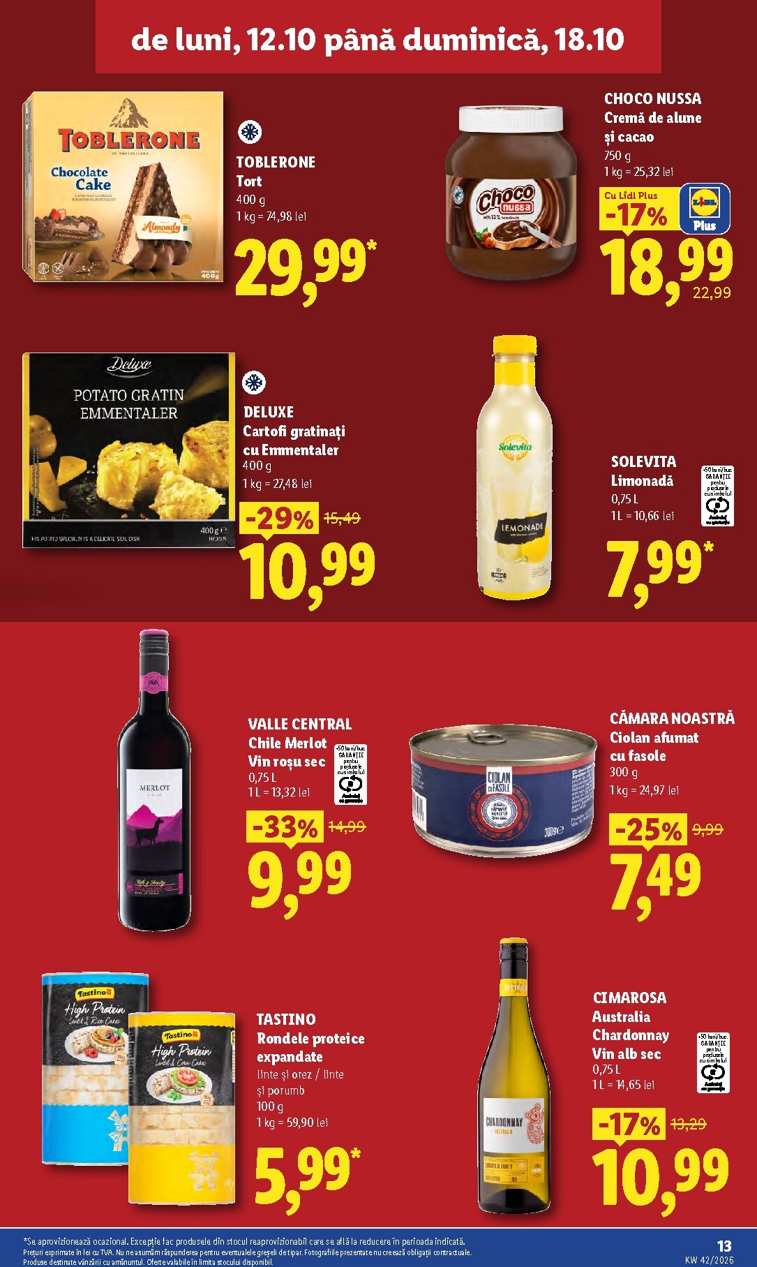 lidl - Lidl pliante pentru săptămâna viitoare de la luni 12.10.2026 până la duminică 18.10.2026 - page: 13