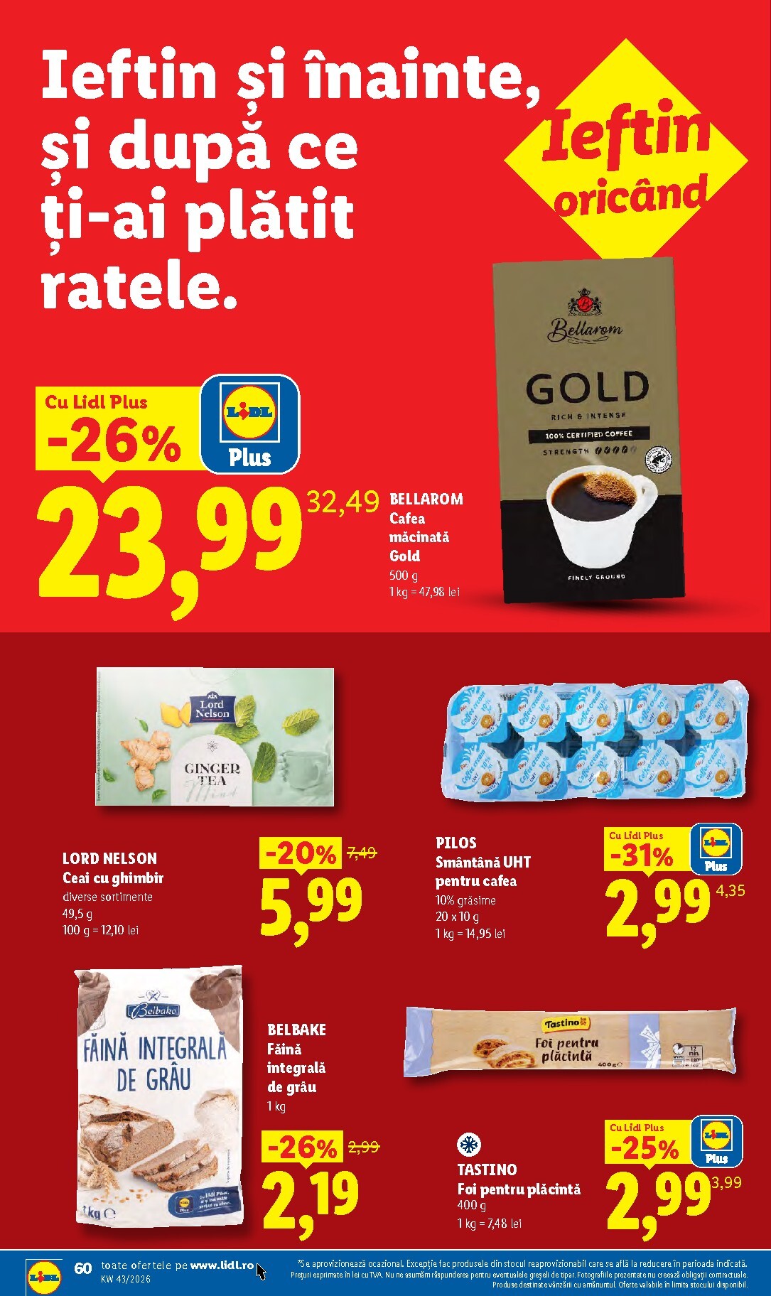 lidl - Lidl pliante pentru săptămâna viitoare de la luni 19.10.2026 până la duminică 25.10.2026 - page: 60