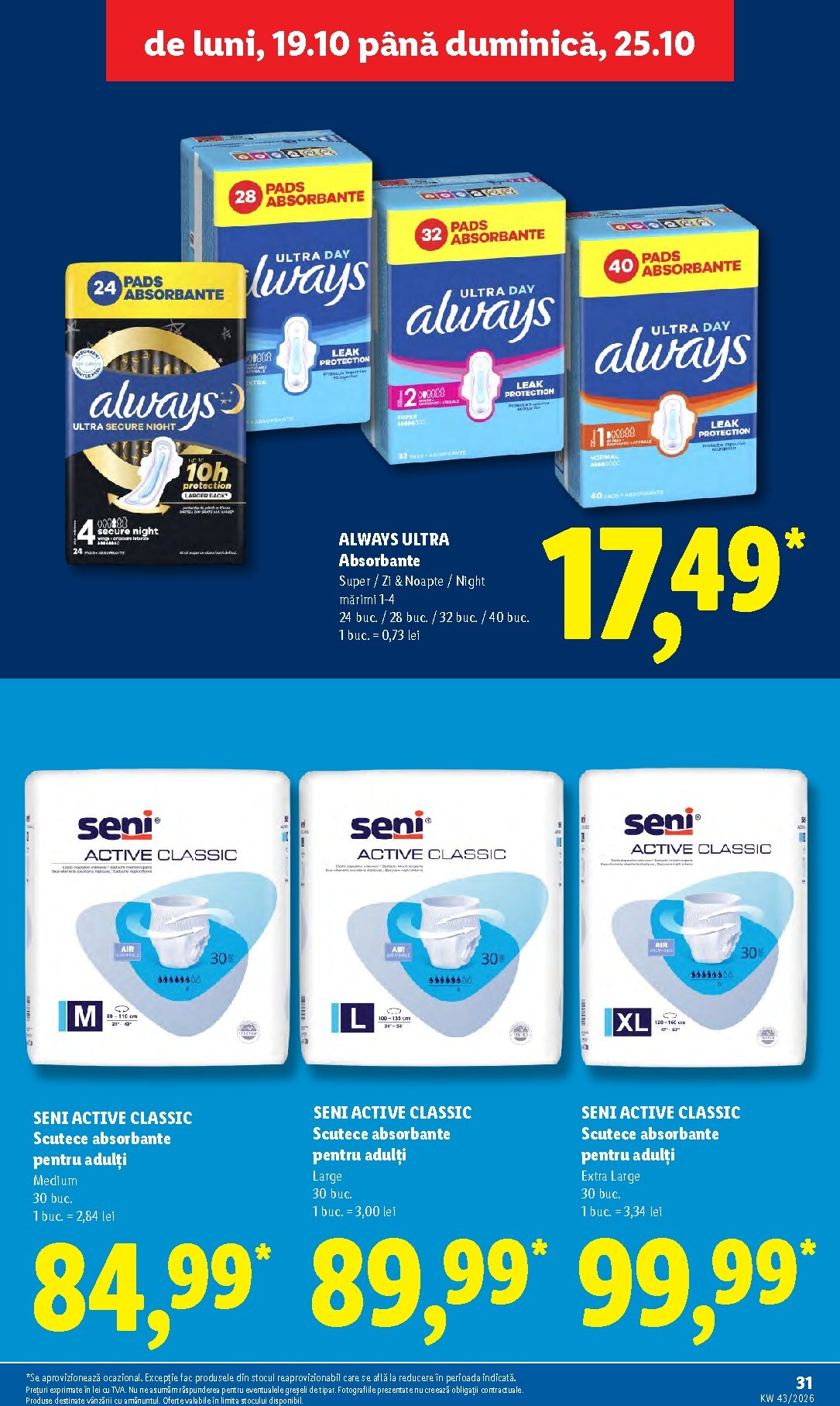 lidl - Lidl pliante pentru săptămâna viitoare de la luni 19.10.2026 până la duminică 25.10.2026 - page: 31