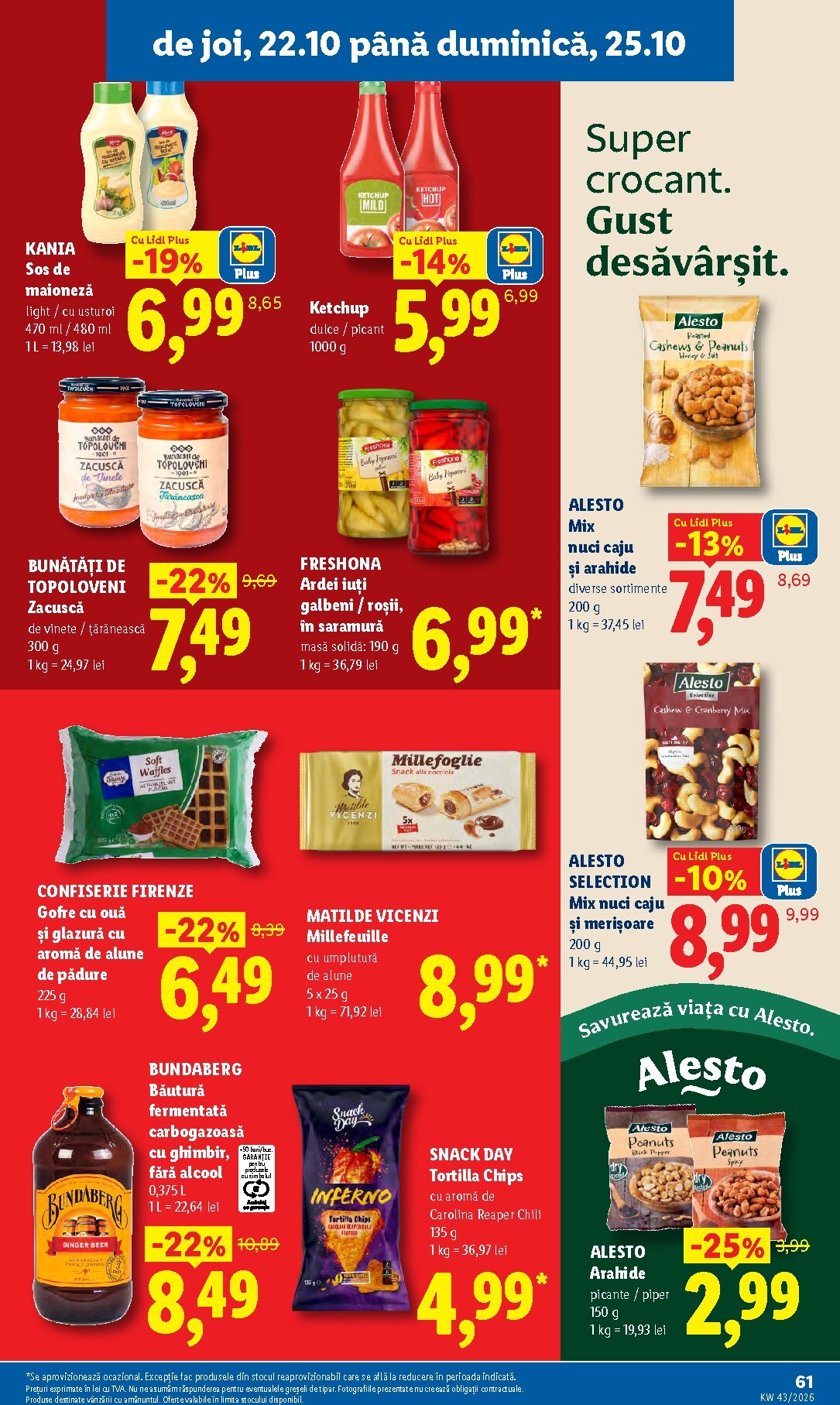 lidl - Lidl pliante pentru săptămâna viitoare de la luni 19.10.2026 până la duminică 25.10.2026 - page: 61