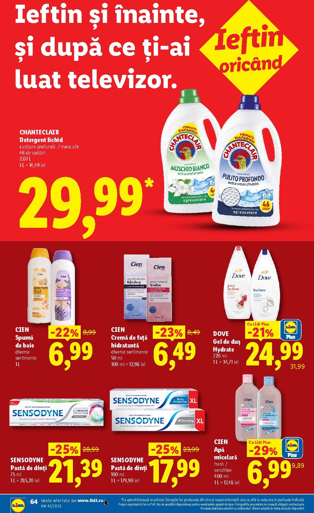 lidl - Lidl pliante pentru săptămâna viitoare de la luni 19.10.2026 până la duminică 25.10.2026 - page: 64