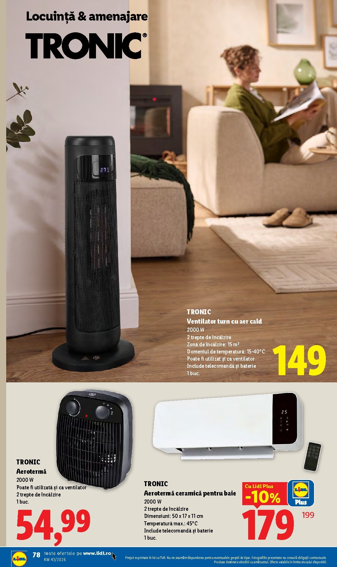 lidl - Lidl pliante pentru săptămâna viitoare de la luni 19.10.2026 până la duminică 25.10.2026 - page: 78
