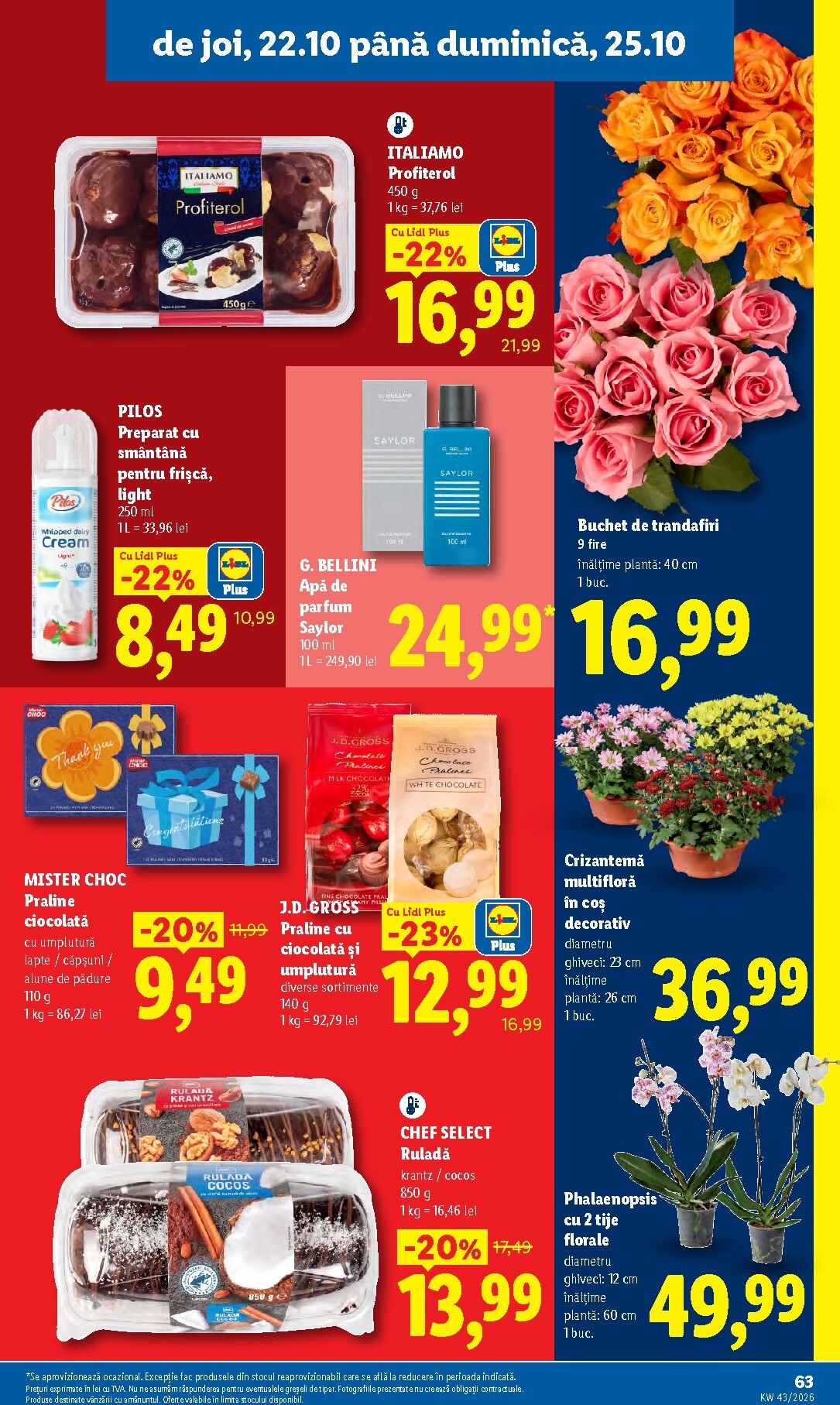 lidl - Lidl pliante pentru săptămâna viitoare de la luni 19.10.2026 până la duminică 25.10.2026 - page: 63