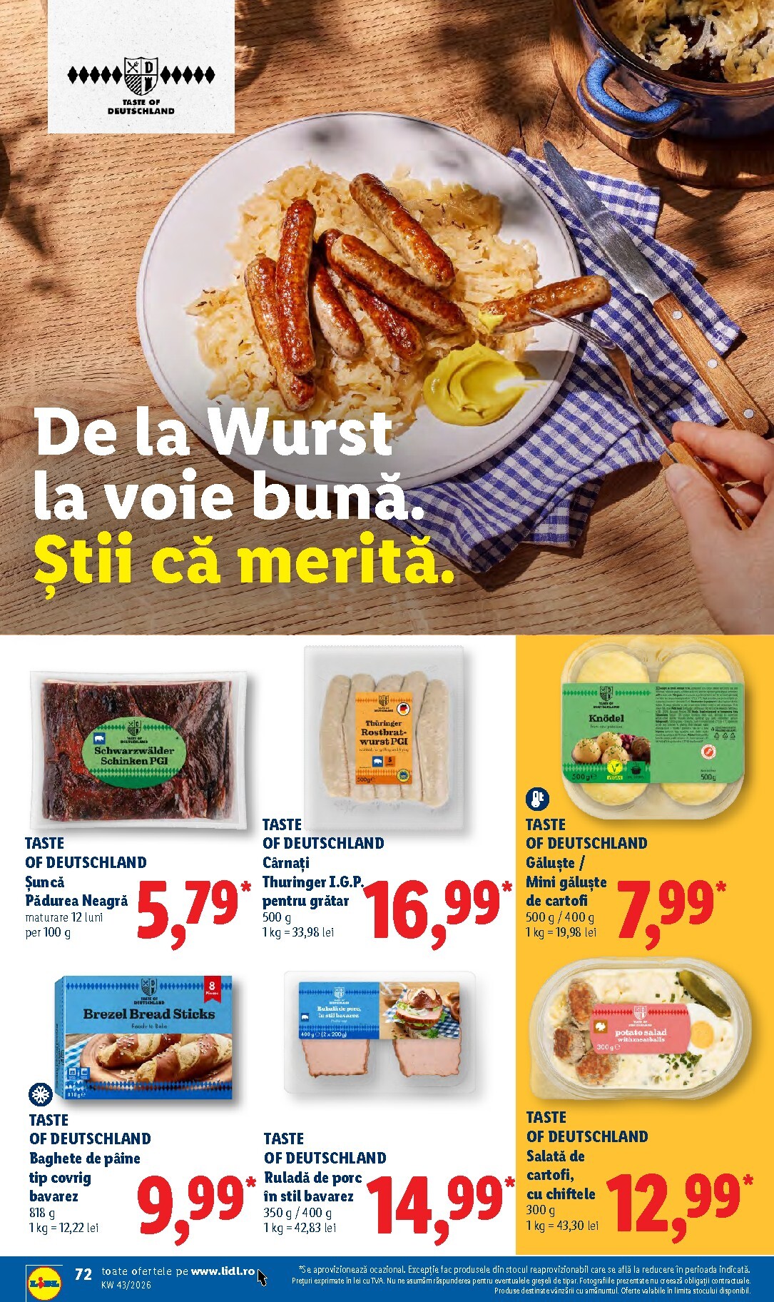 lidl - Lidl pliante pentru săptămâna viitoare de la luni 19.10.2026 până la duminică 25.10.2026 - page: 72