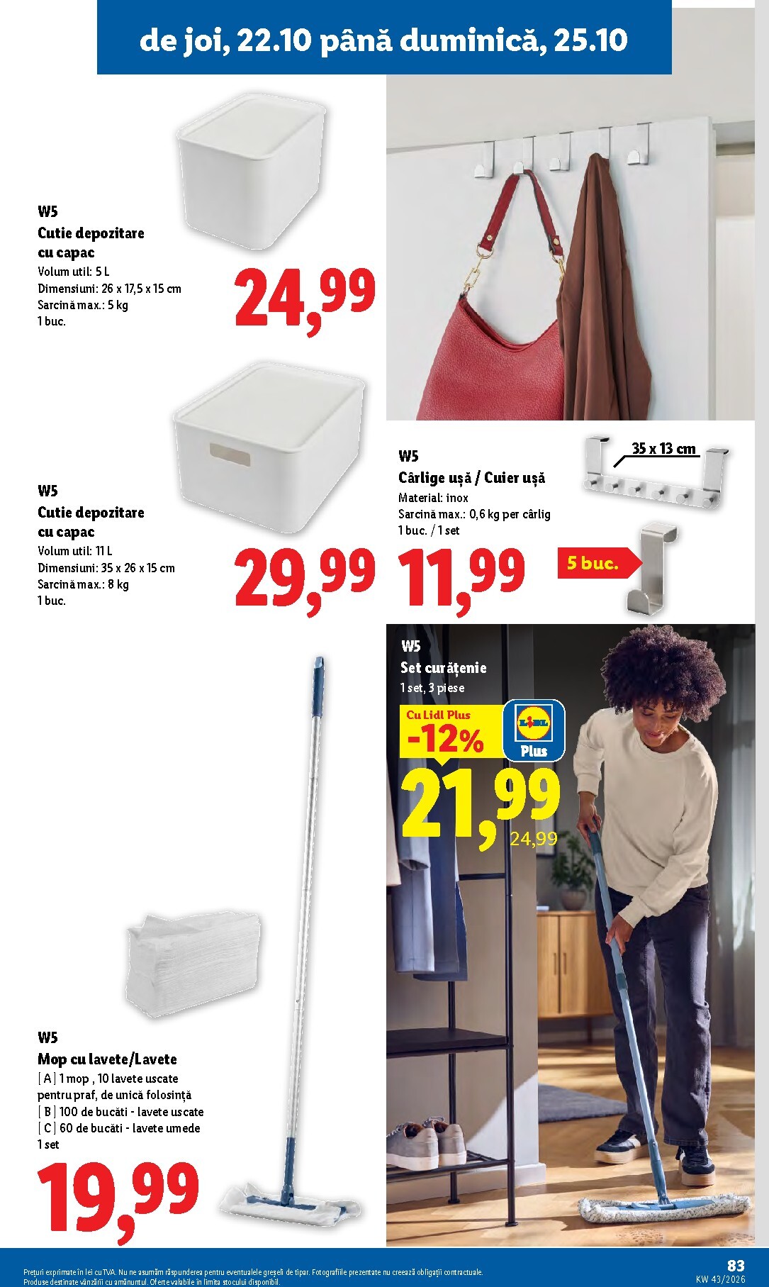 lidl - Lidl pliante pentru săptămâna viitoare de la luni 19.10.2026 până la duminică 25.10.2026 - page: 83