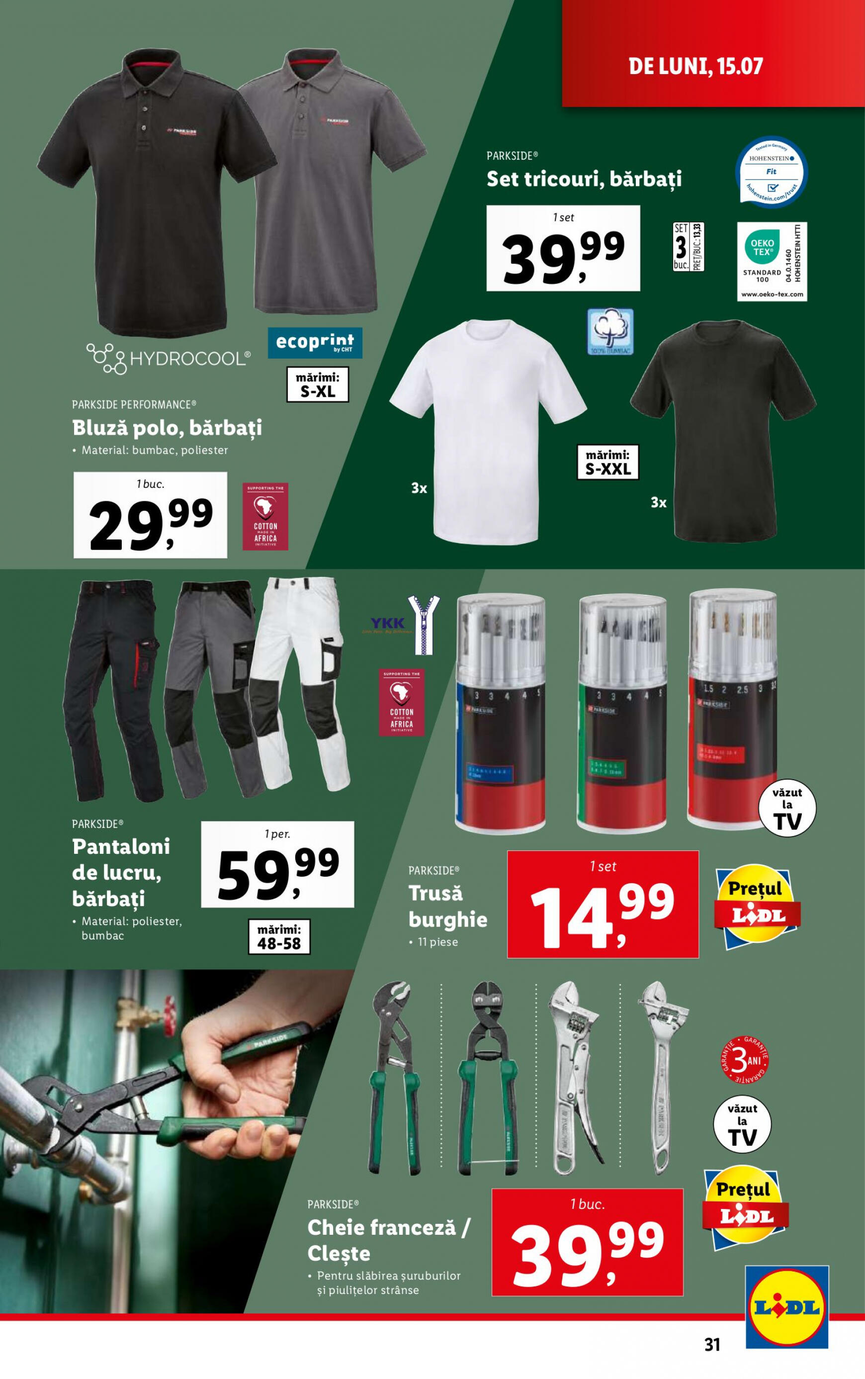 lidl - Catalog nou Lidl 15.07. - 21.07. - page: 31