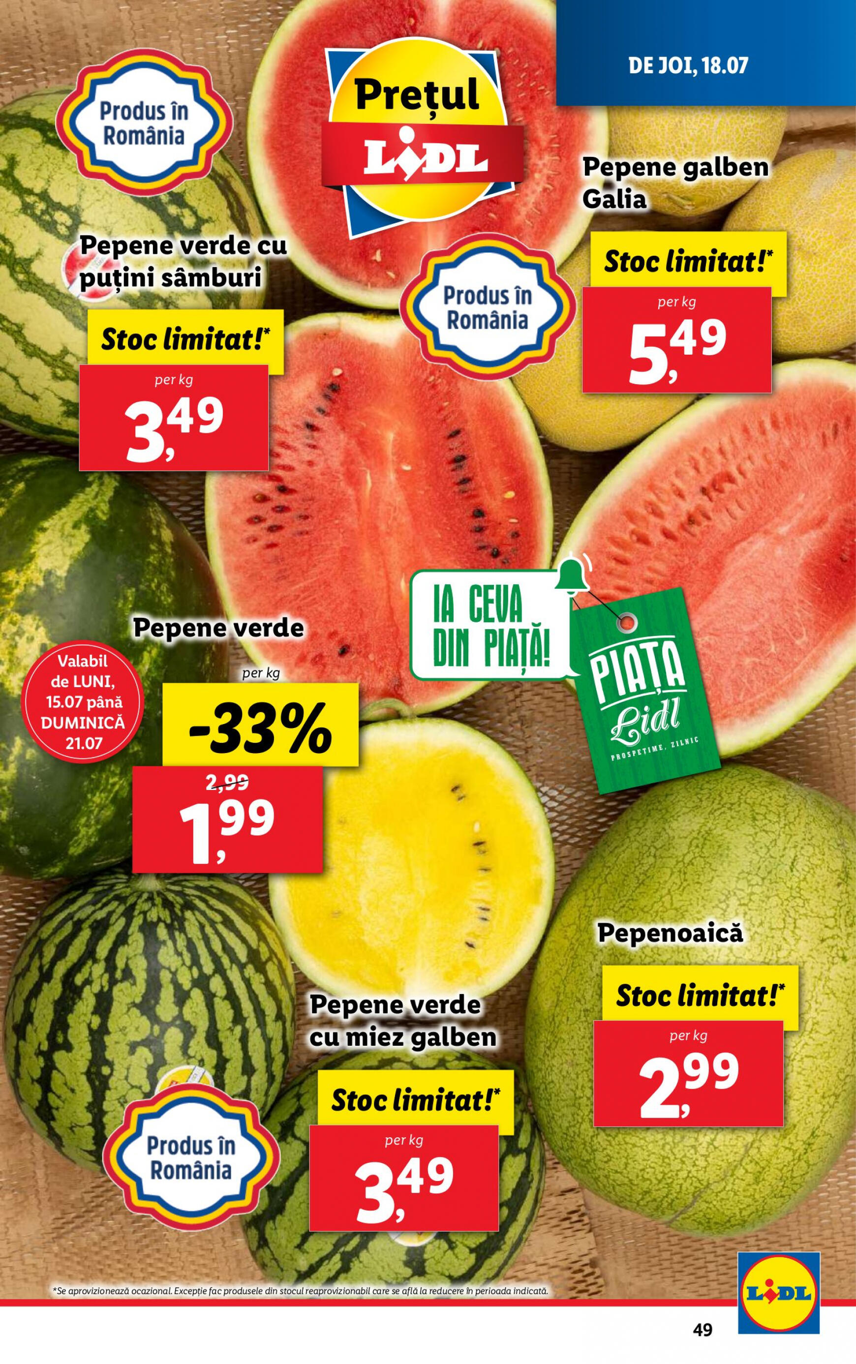 lidl - Catalog nou Lidl 15.07. - 21.07. - page: 49