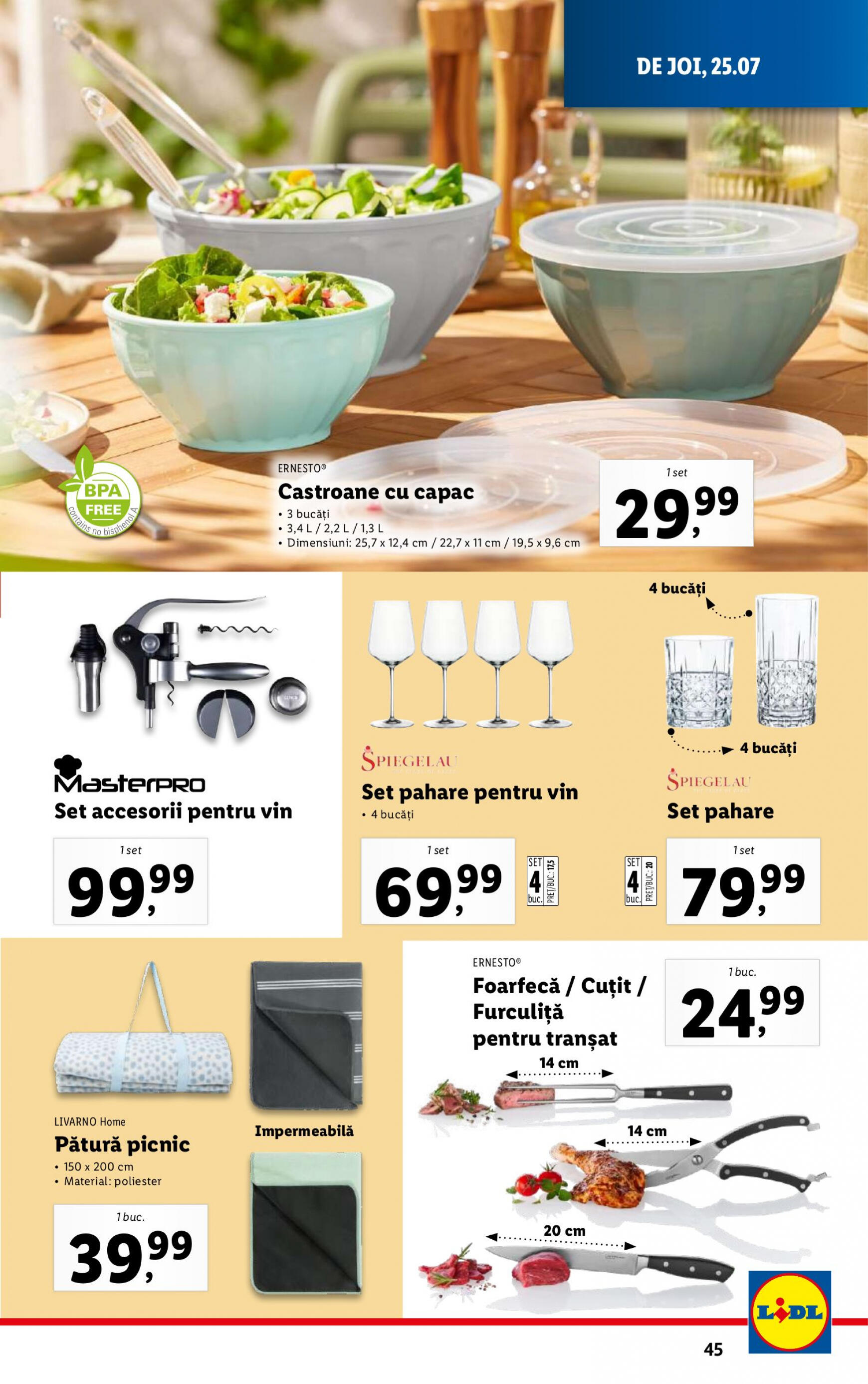 lidl - Catalog nou Lidl 22.07. - 28.07. - page: 45