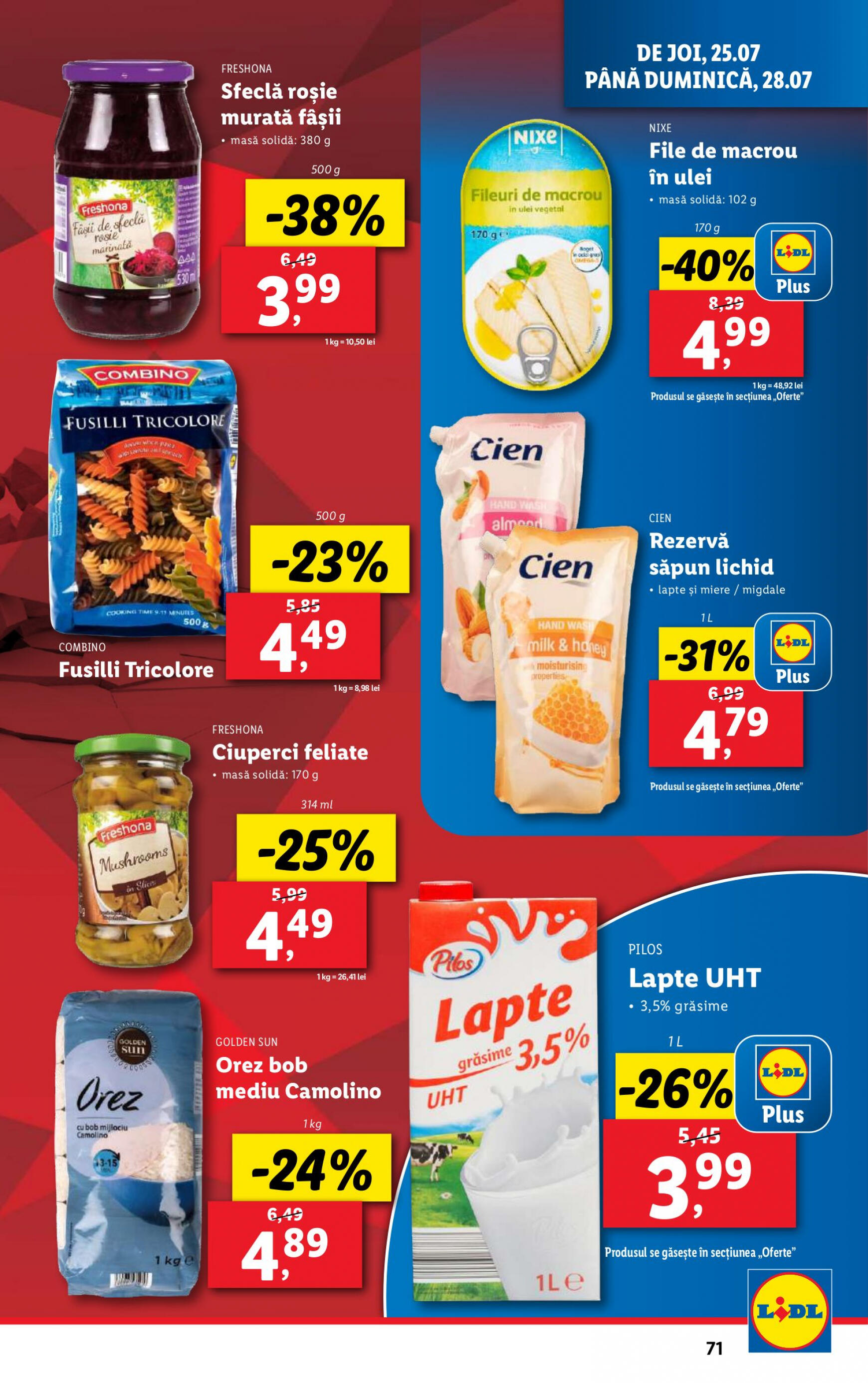 lidl - Catalog nou Lidl 22.07. - 28.07. - page: 71