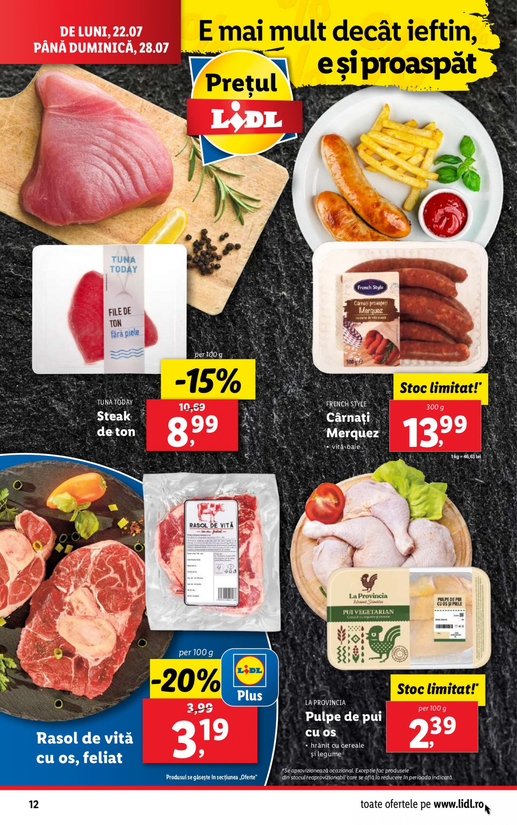 lidl - Catalog nou Lidl 22.07. - 28.07. - page: 12