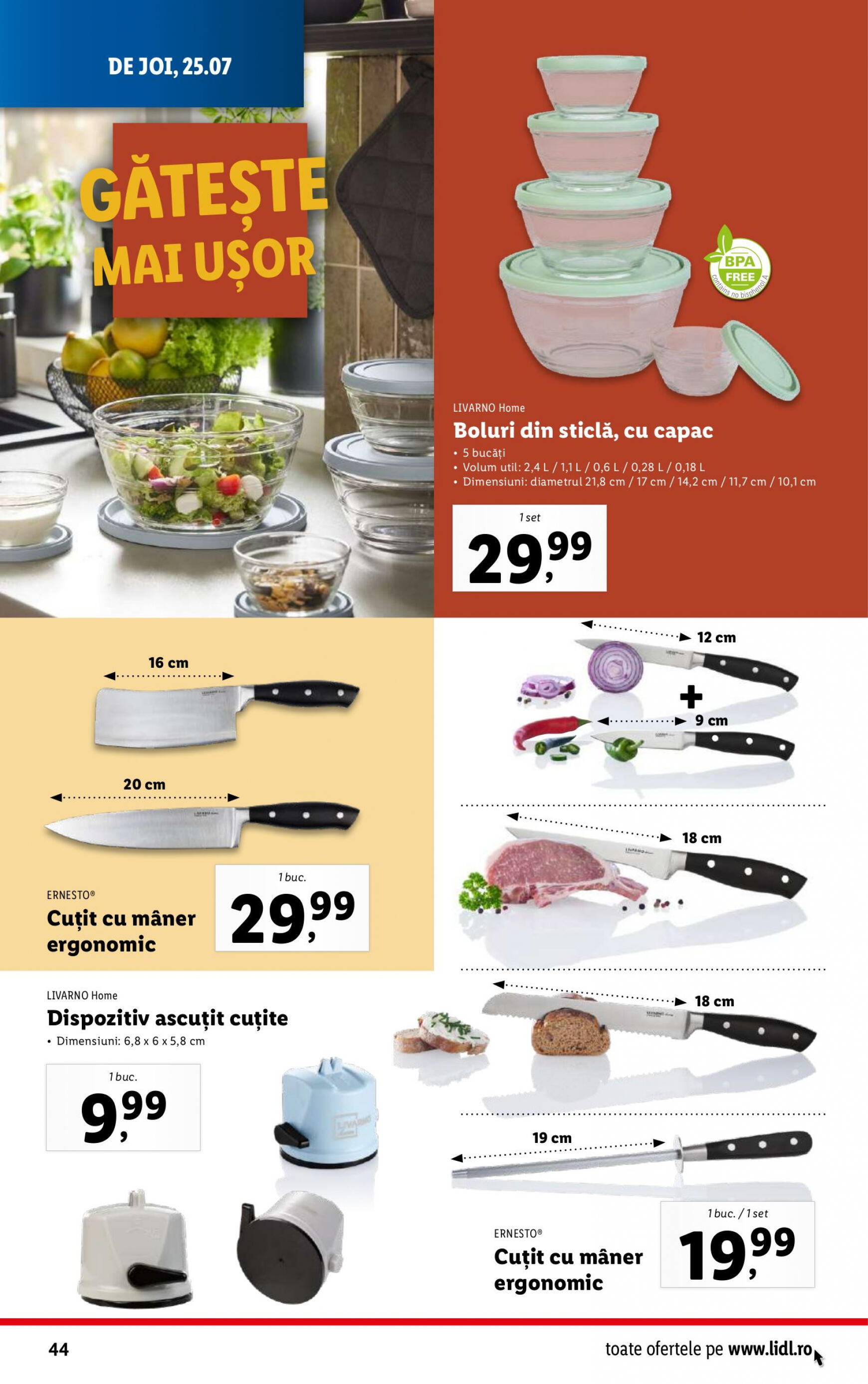 lidl - Catalog nou Lidl 22.07. - 28.07. - page: 44