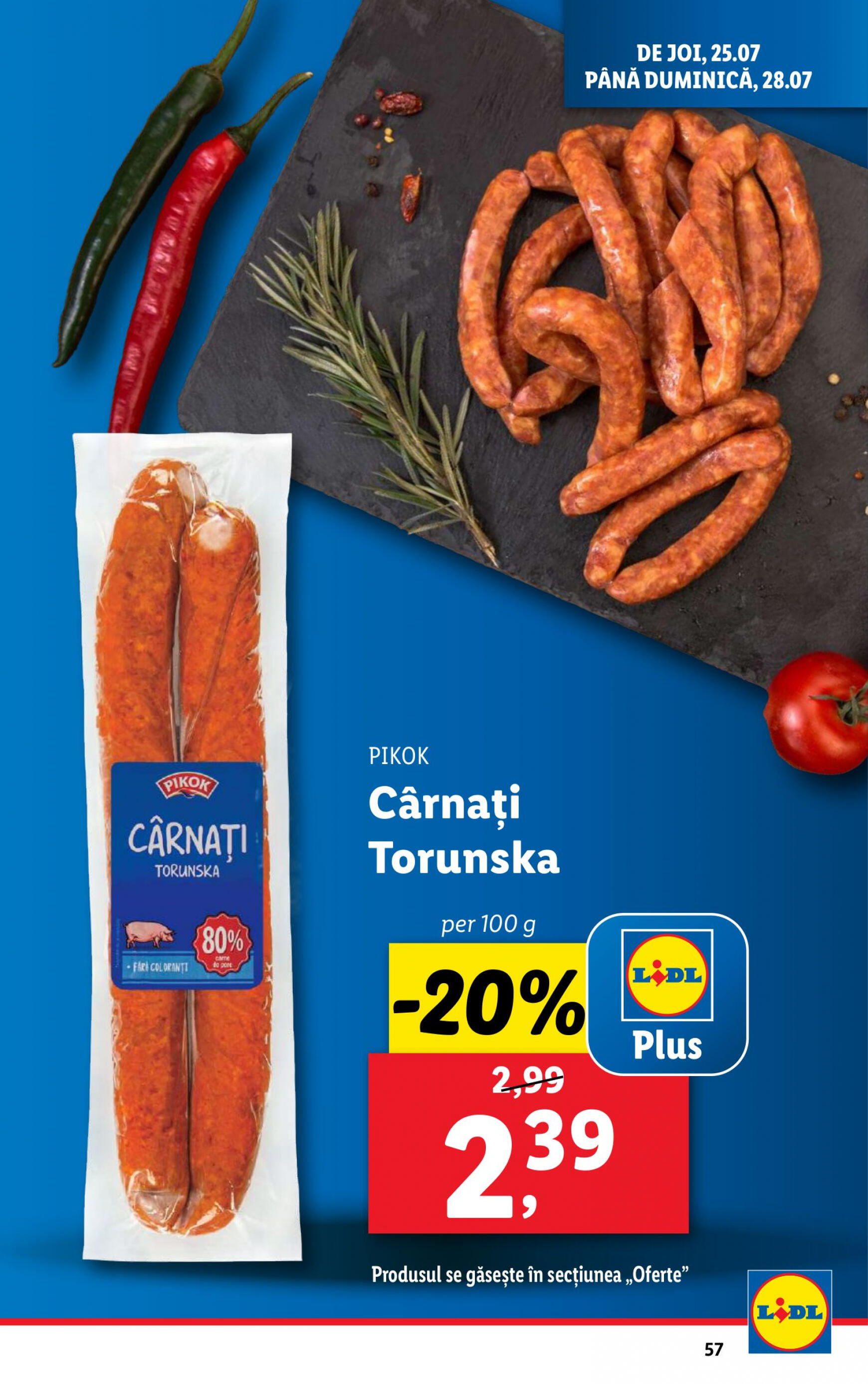 lidl - Catalog nou Lidl 22.07. - 28.07. - page: 57