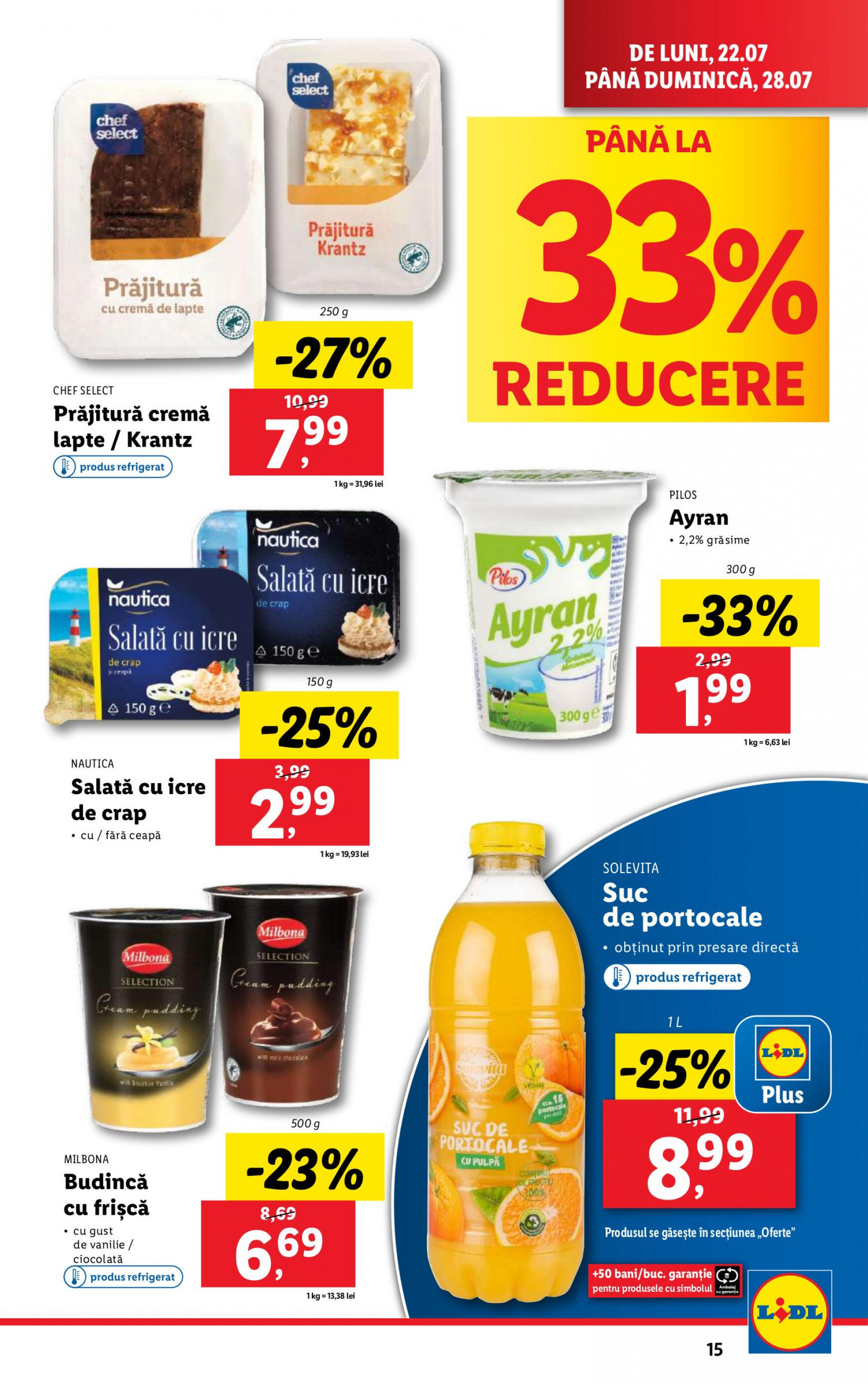 lidl - Catalog nou Lidl 22.07. - 28.07. - page: 15