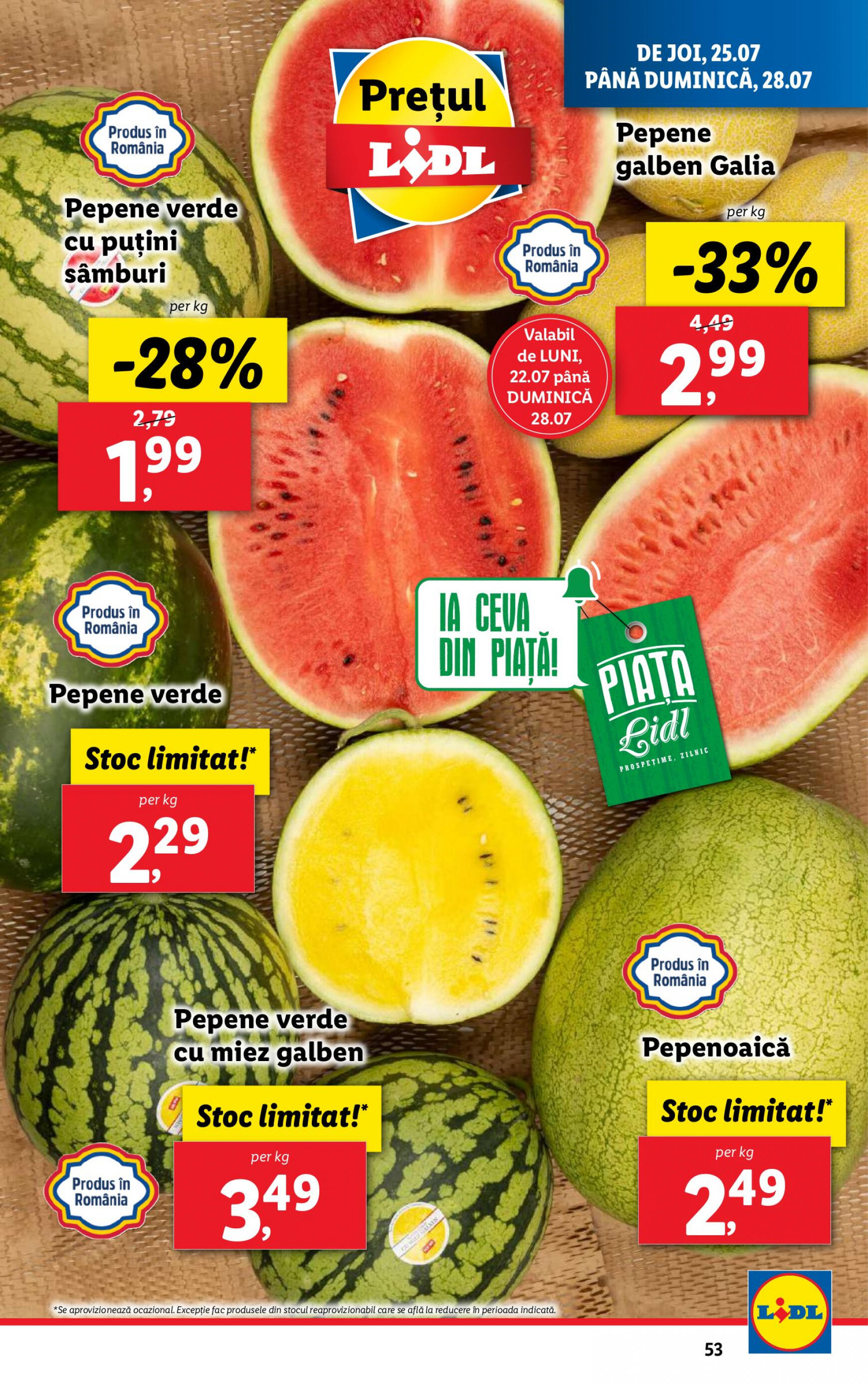 lidl - Catalog nou Lidl 22.07. - 28.07. - page: 53