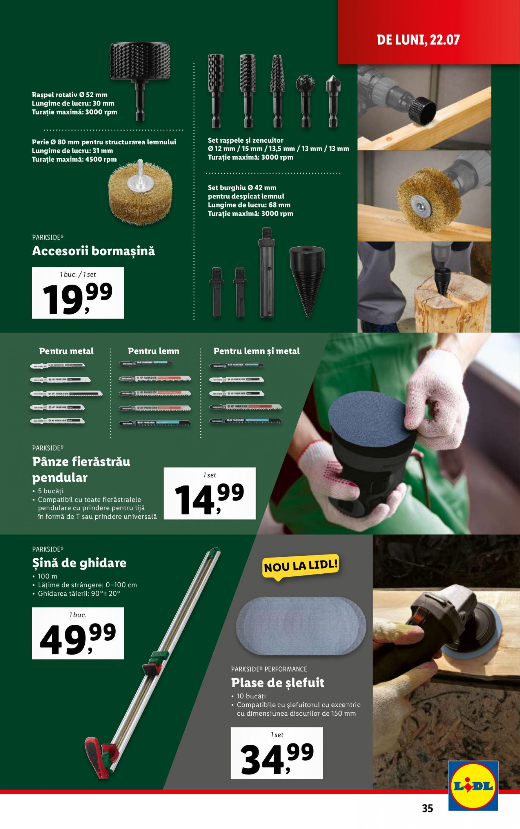 lidl - Catalog nou Lidl 22.07. - 28.07. - page: 35