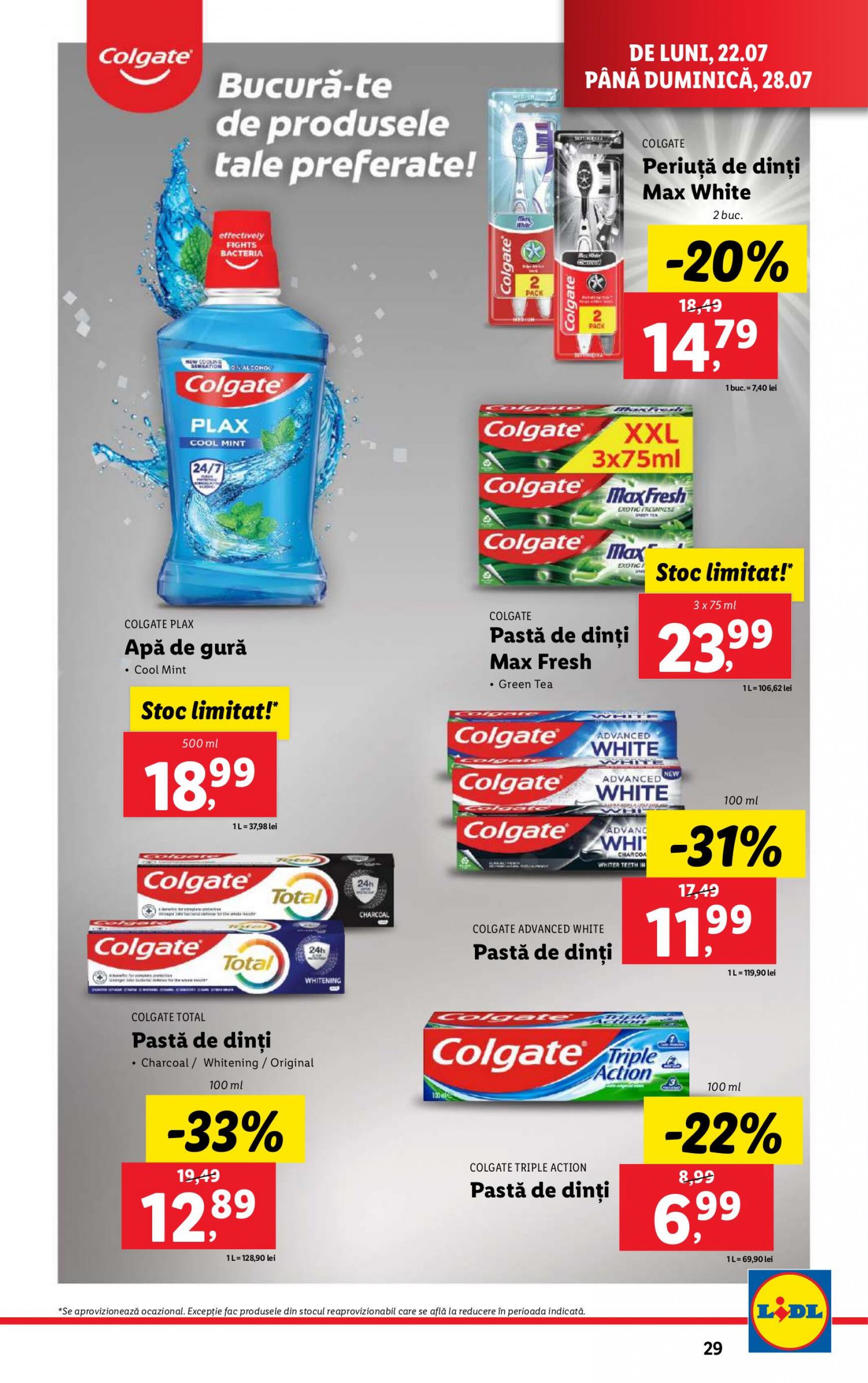 lidl - Catalog nou Lidl 22.07. - 28.07. - page: 29