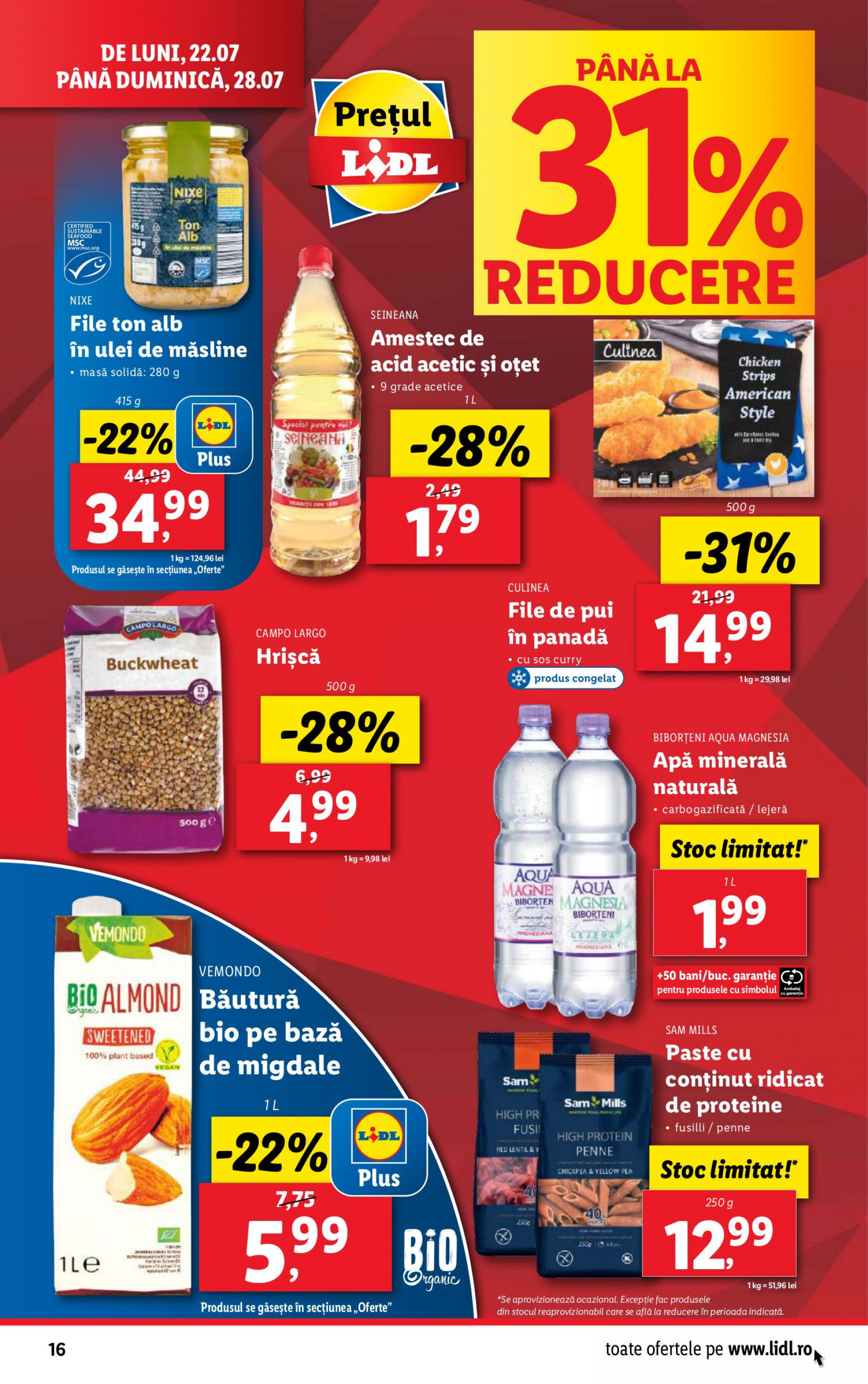 lidl - Catalog nou Lidl 22.07. - 28.07. - page: 16