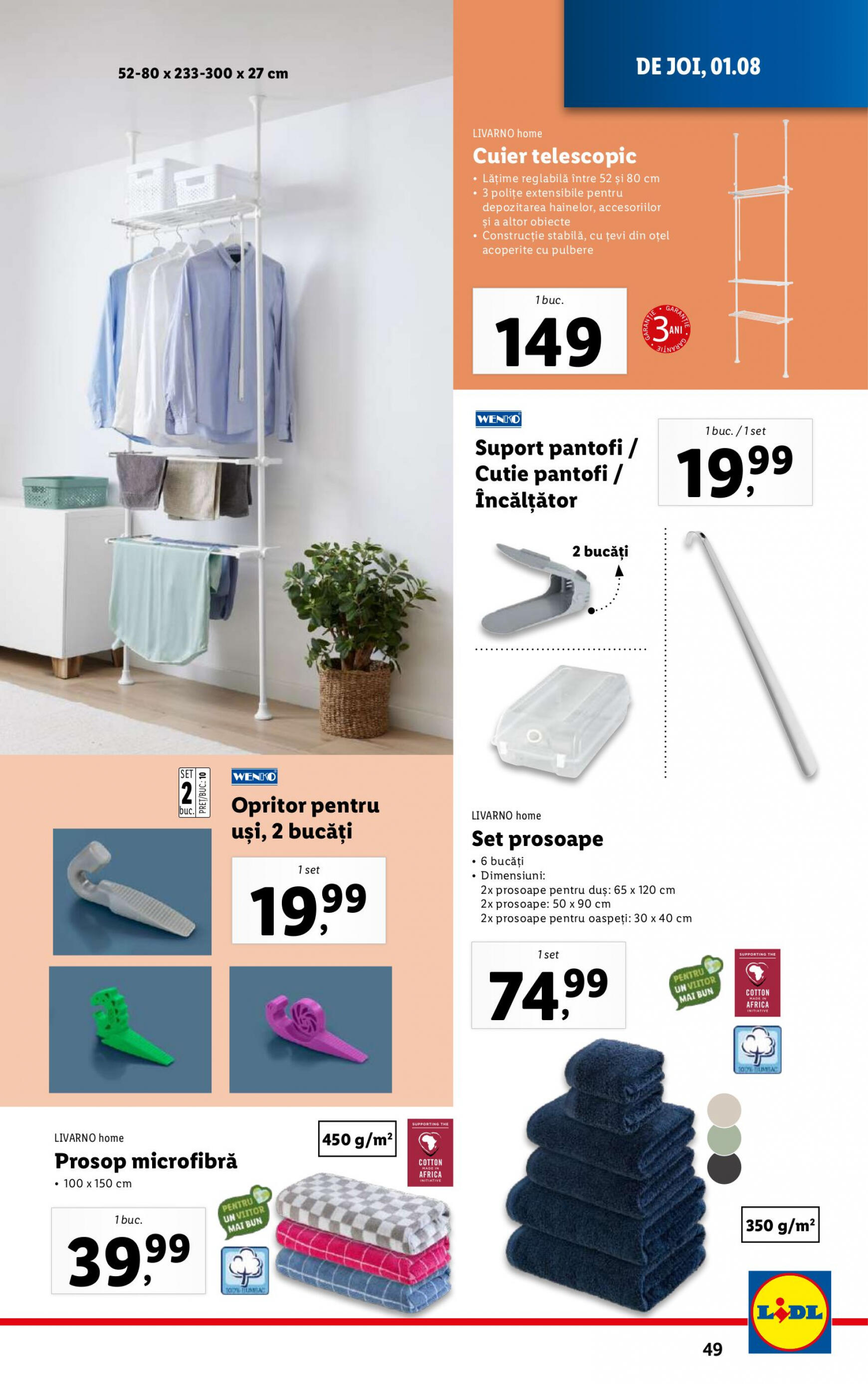 lidl - Catalog nou Lidl 29.07. - 04.08. - page: 49